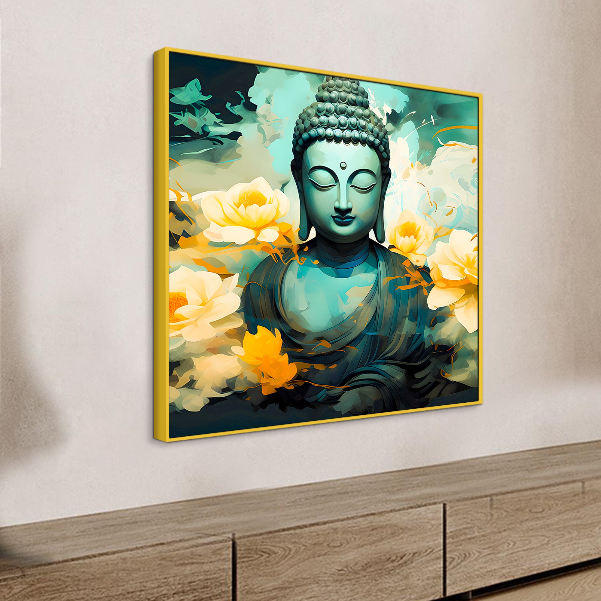 Buddha Canvas Painting for Elegant Home Decoration