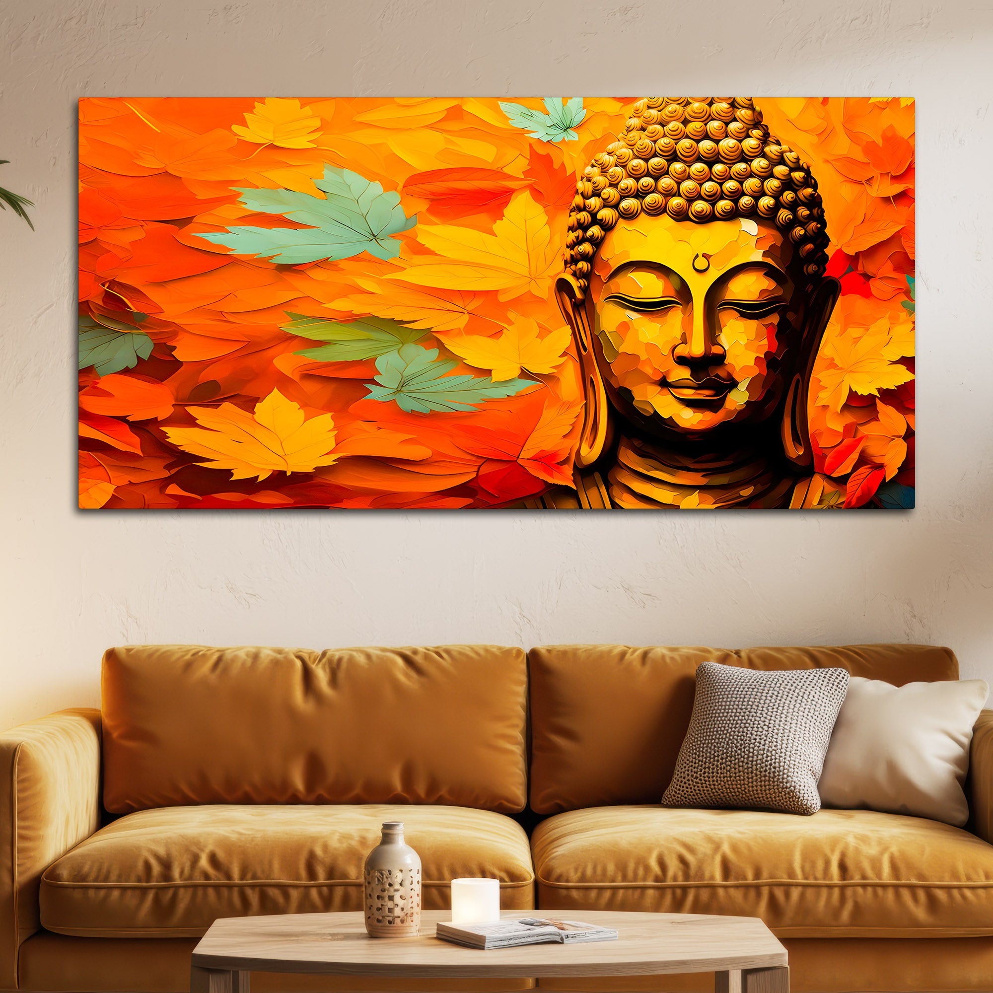 Buddha Canvas Painting for Modern Wall Décor