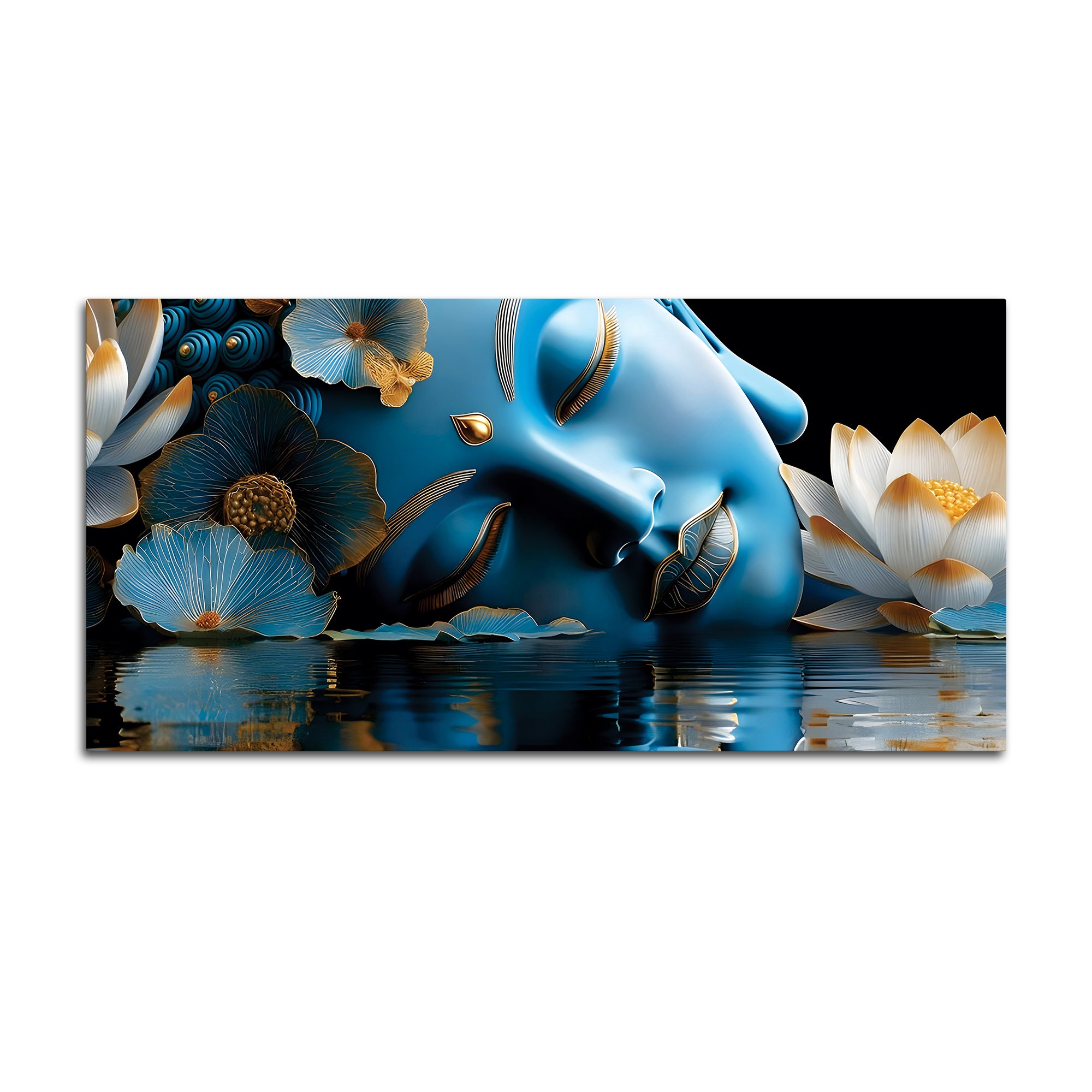 Buddha Canvas Painting for Positive Vibes