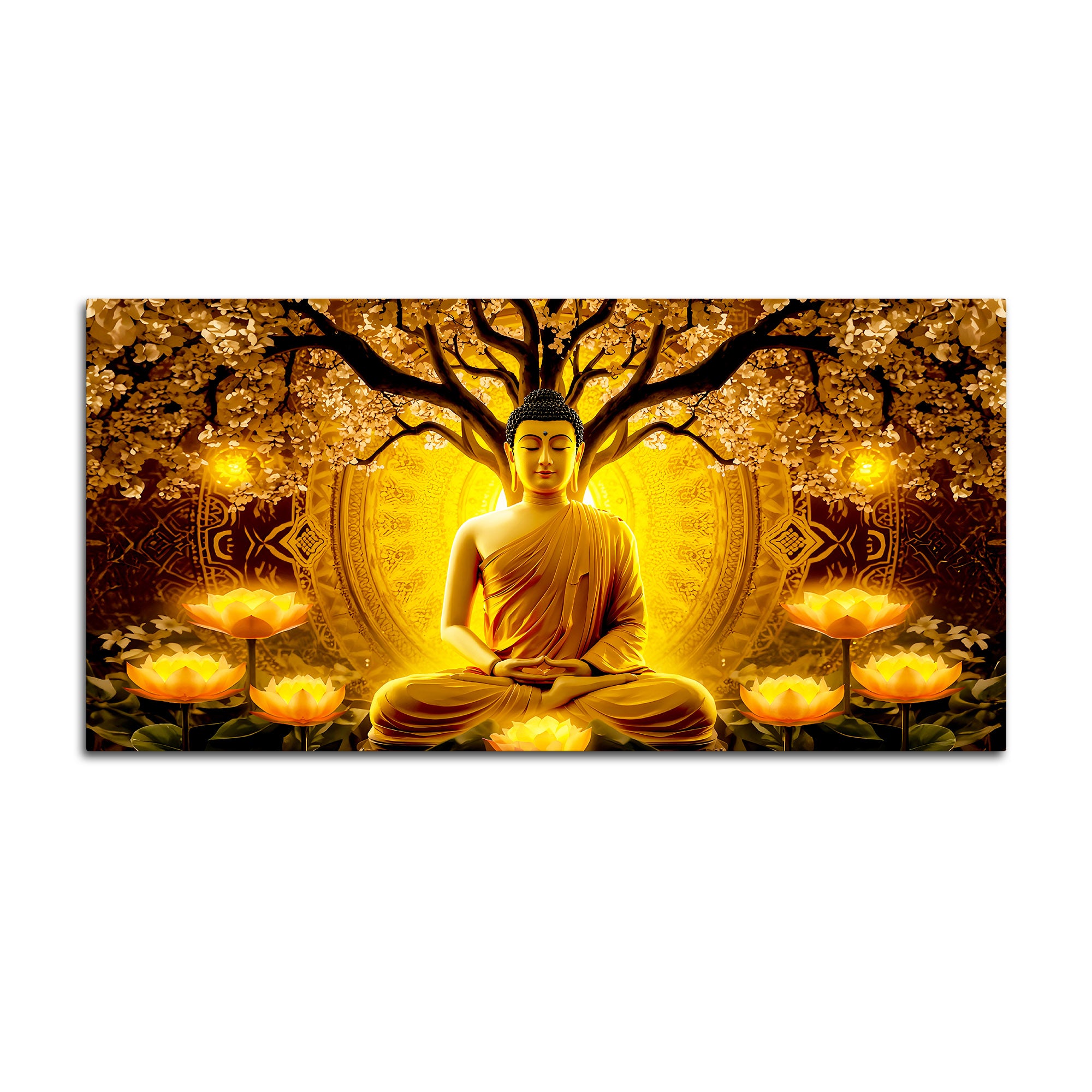 Buddha Canvas Wall Painting for Home & Office