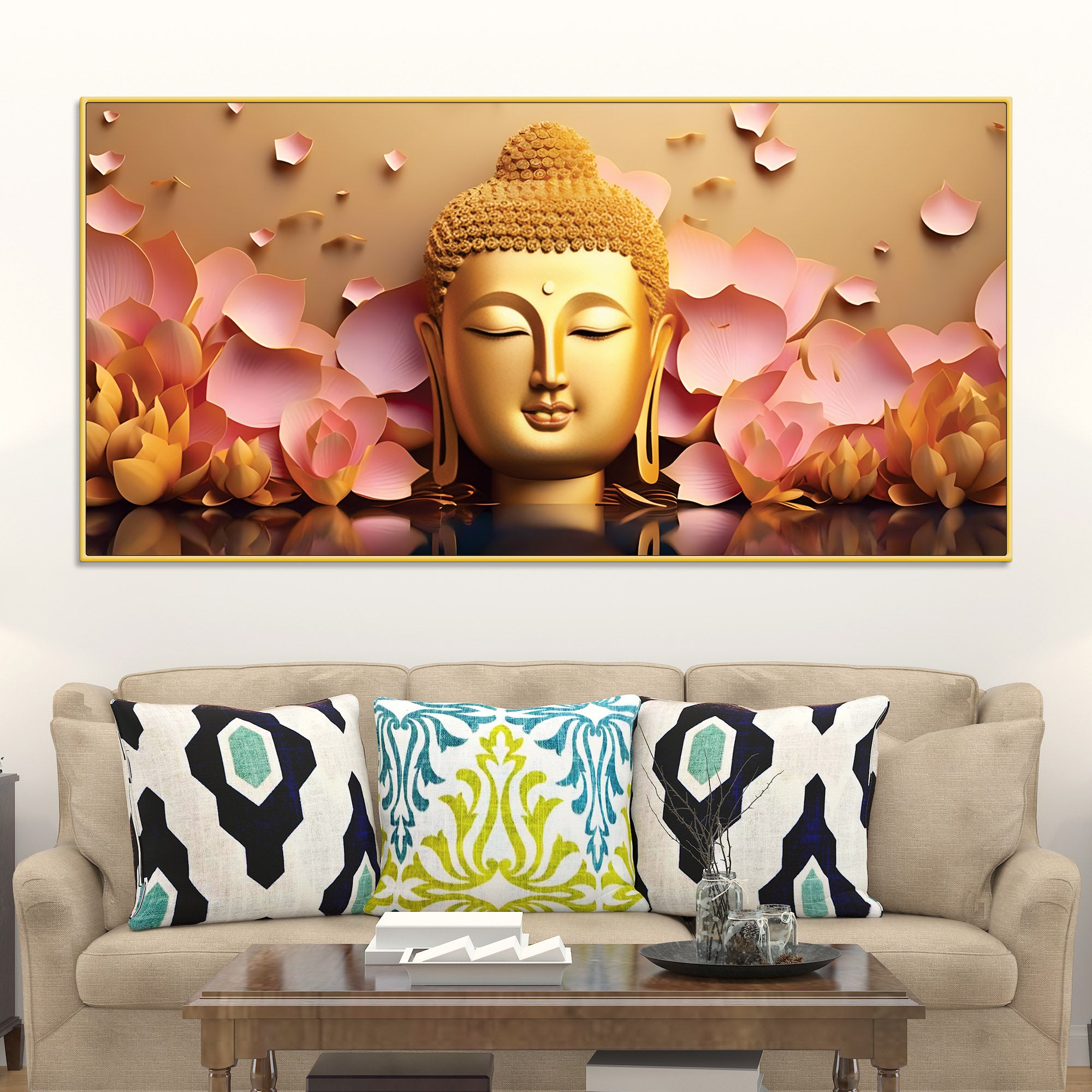 Buddha Conscious Living Painting for Walls