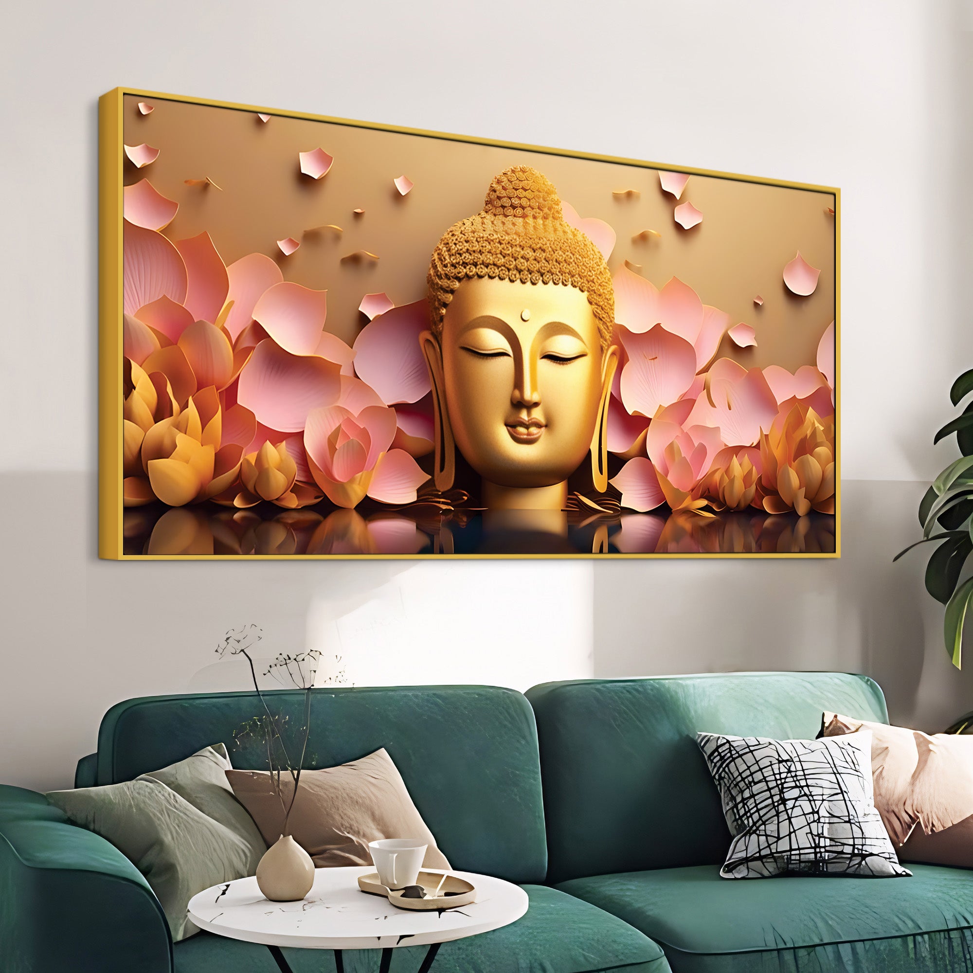 Buddha Conscious Living Painting for Walls