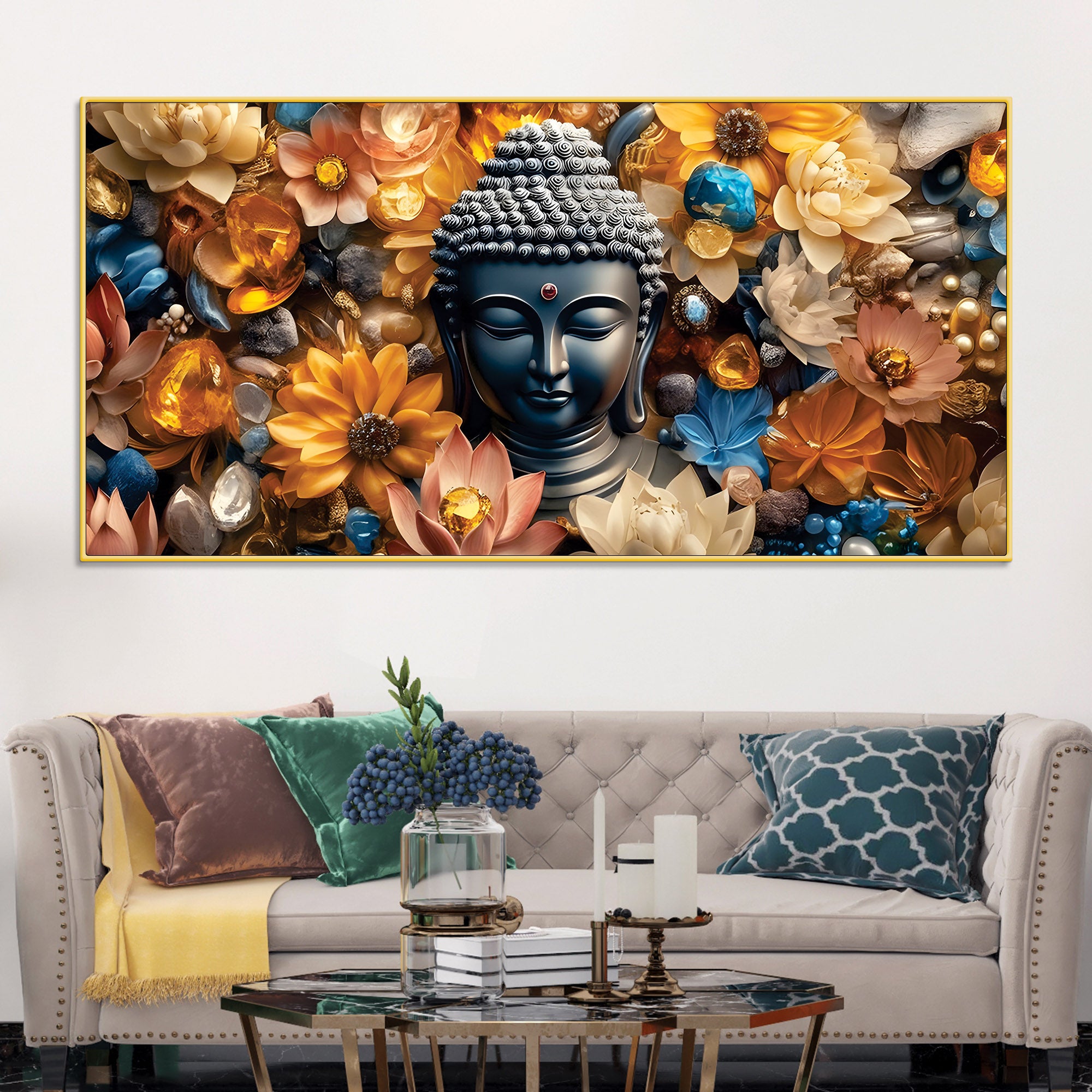 Buddha Consciousness Painting for Wall Art