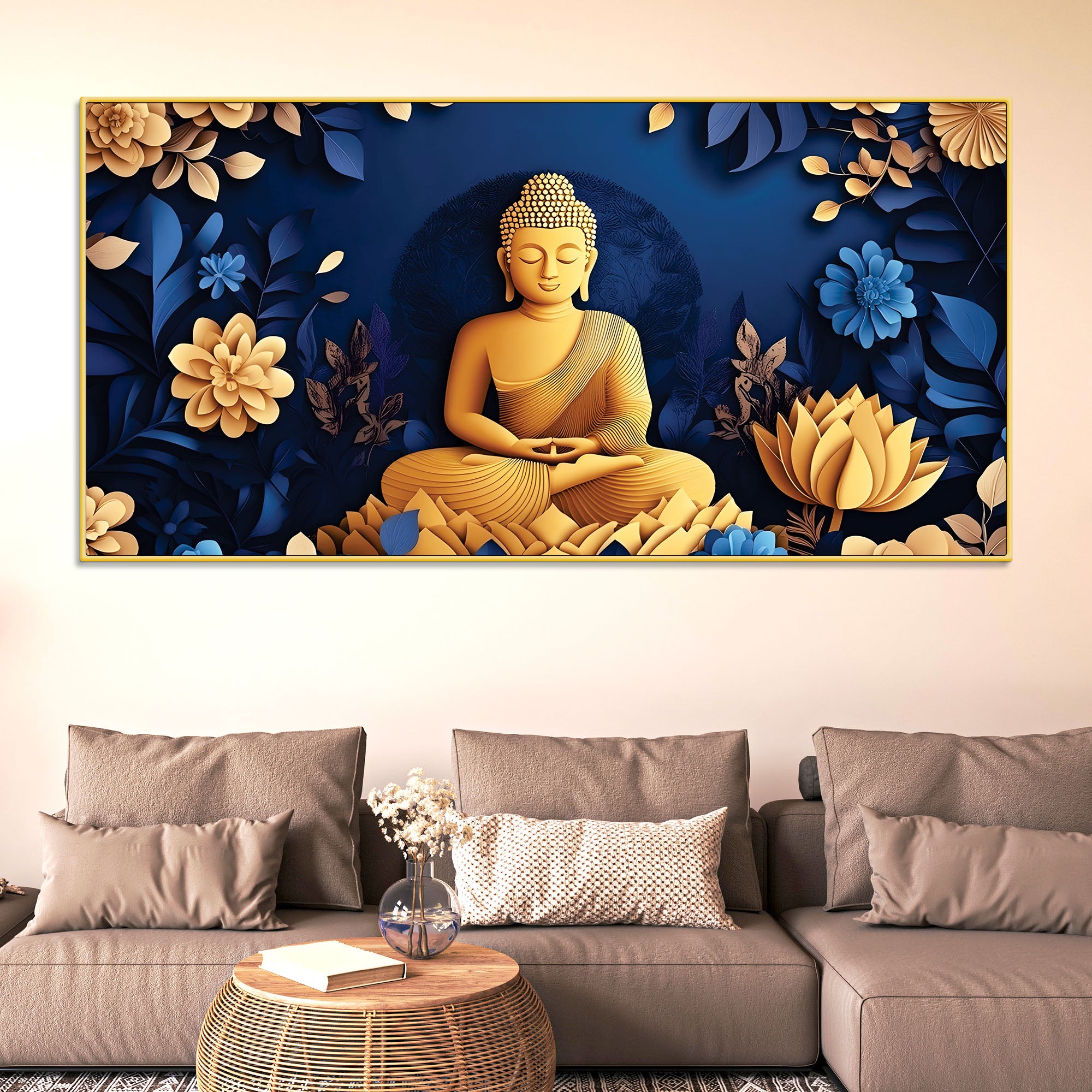 Buddha Devotional Painting for Decor