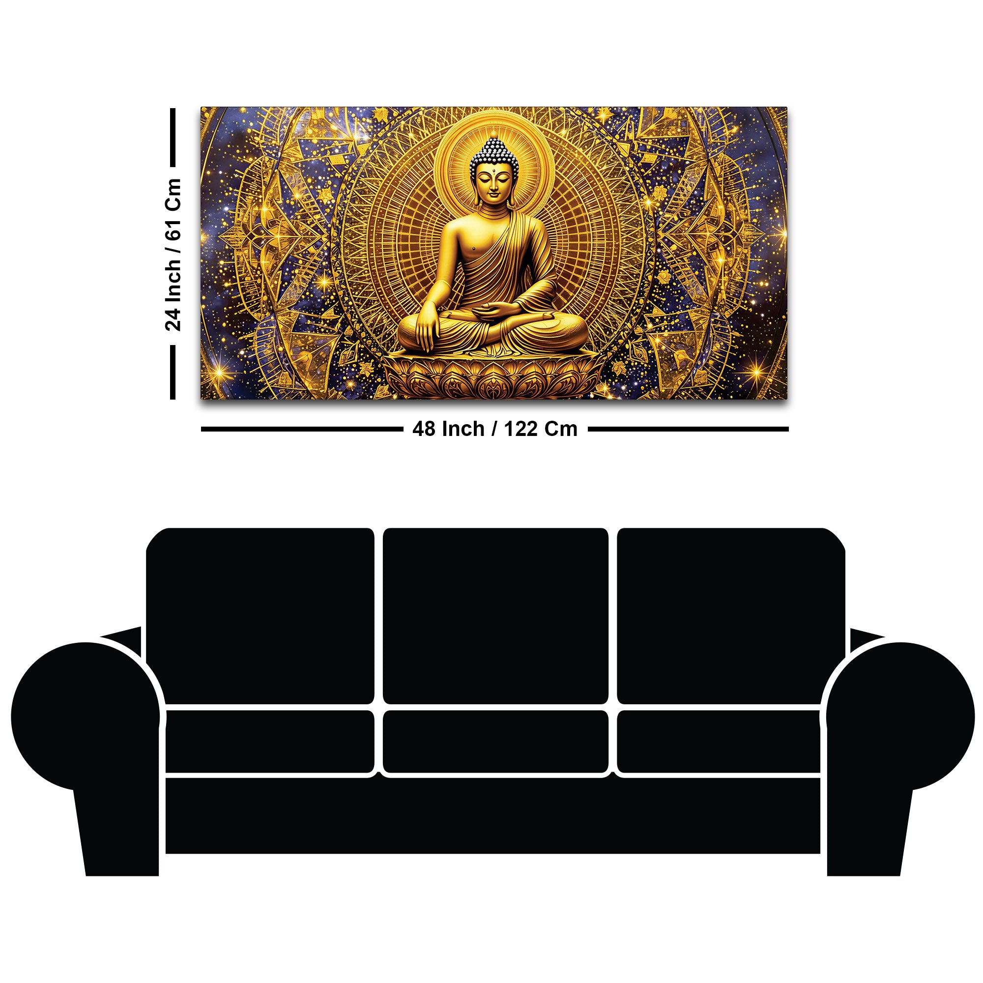 Buddha Elegant Art Painting for Living Space
