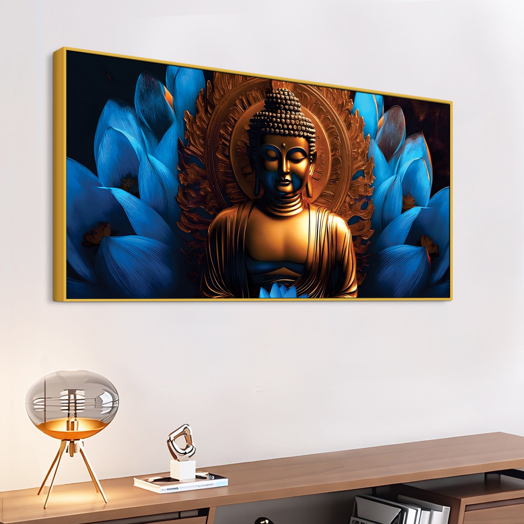 Buddha Enlightenment Painting for Interiors
