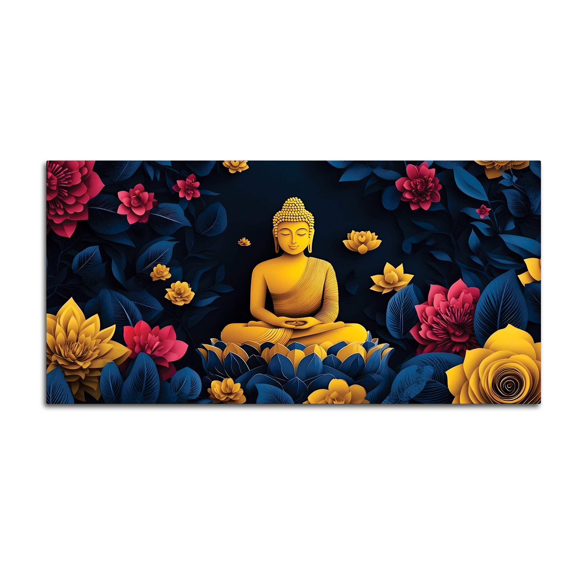 Buddha Focus Painting for Meditation Corners