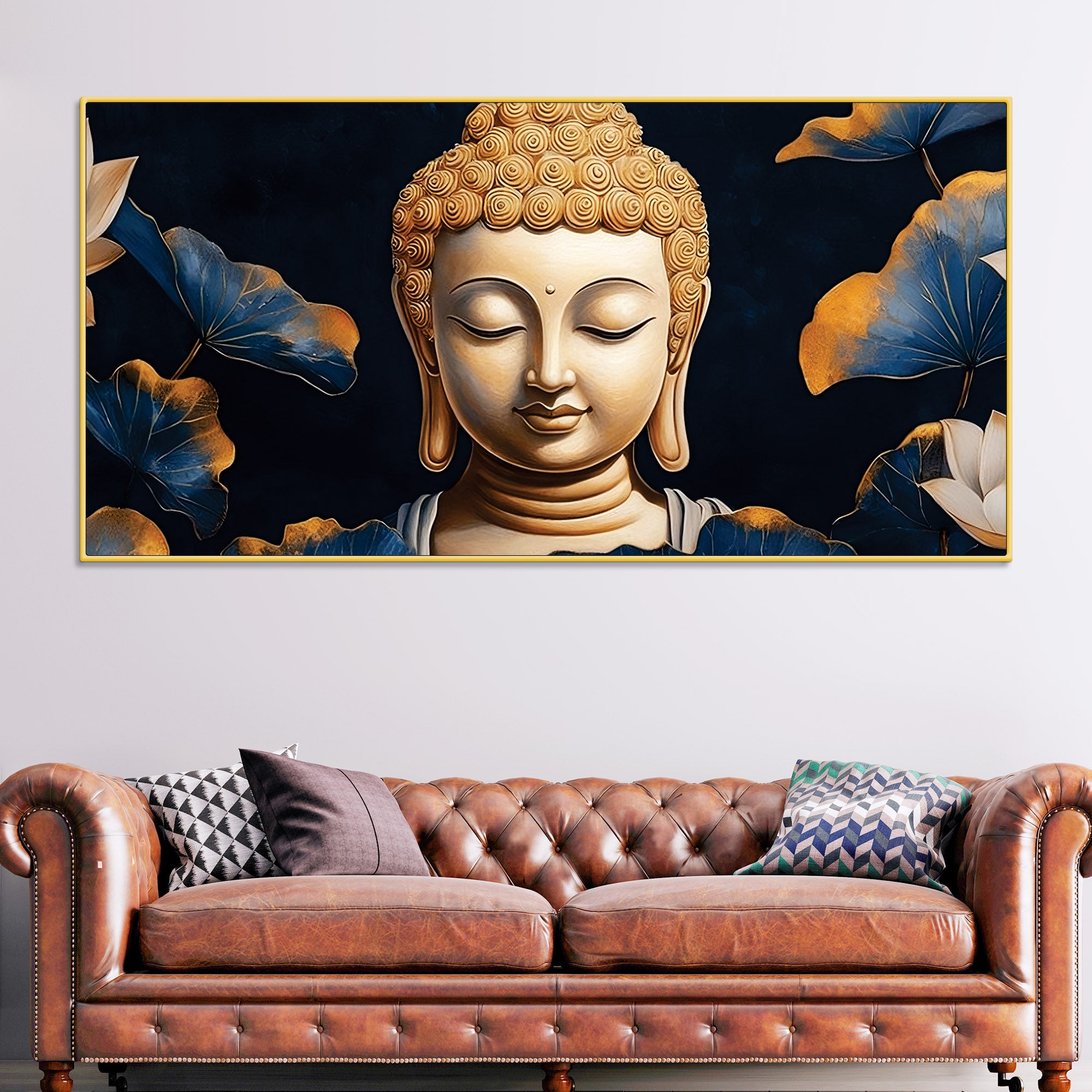 Buddha Harmony Painting for Interior Decoration