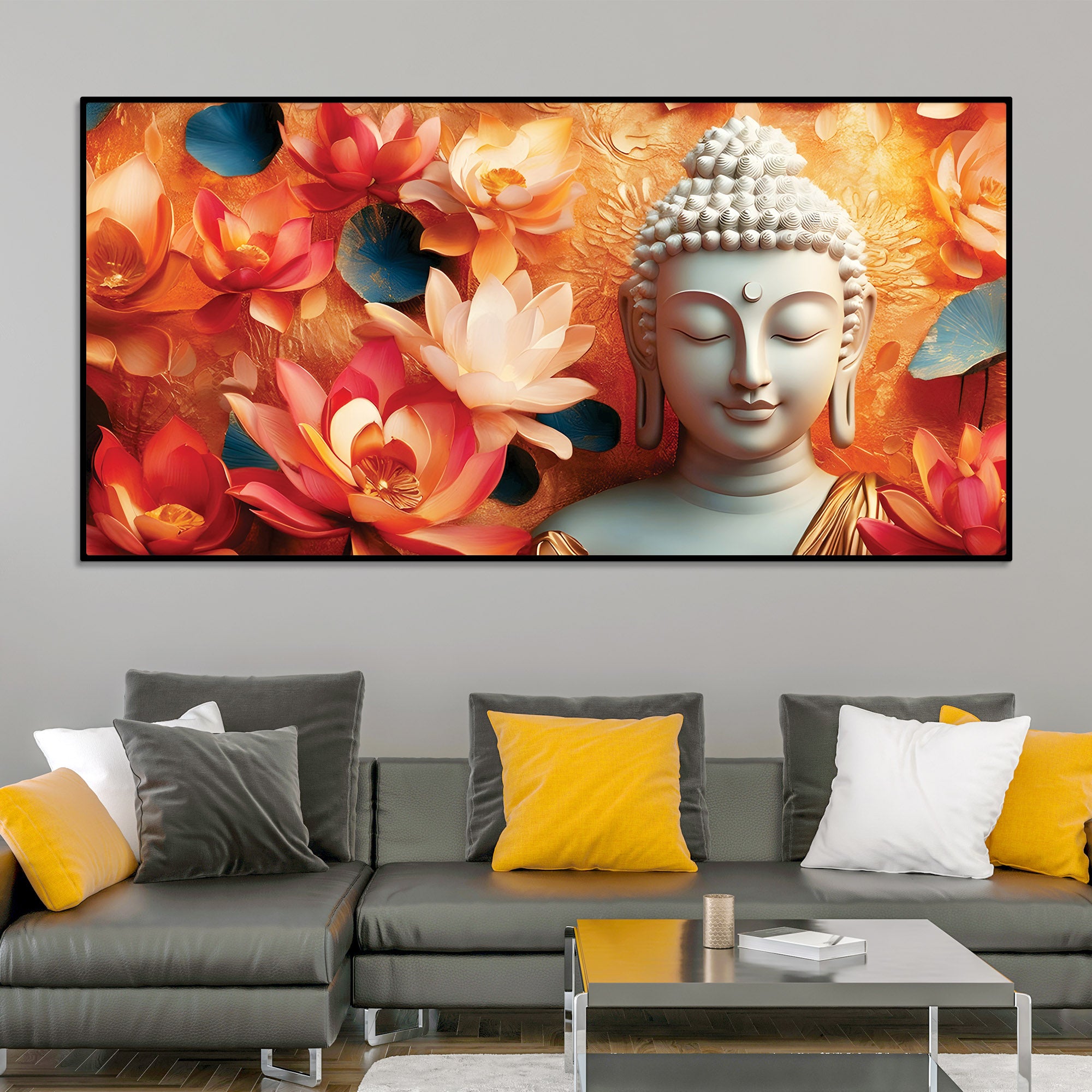 Buddha Inner Peace Painting for Decor