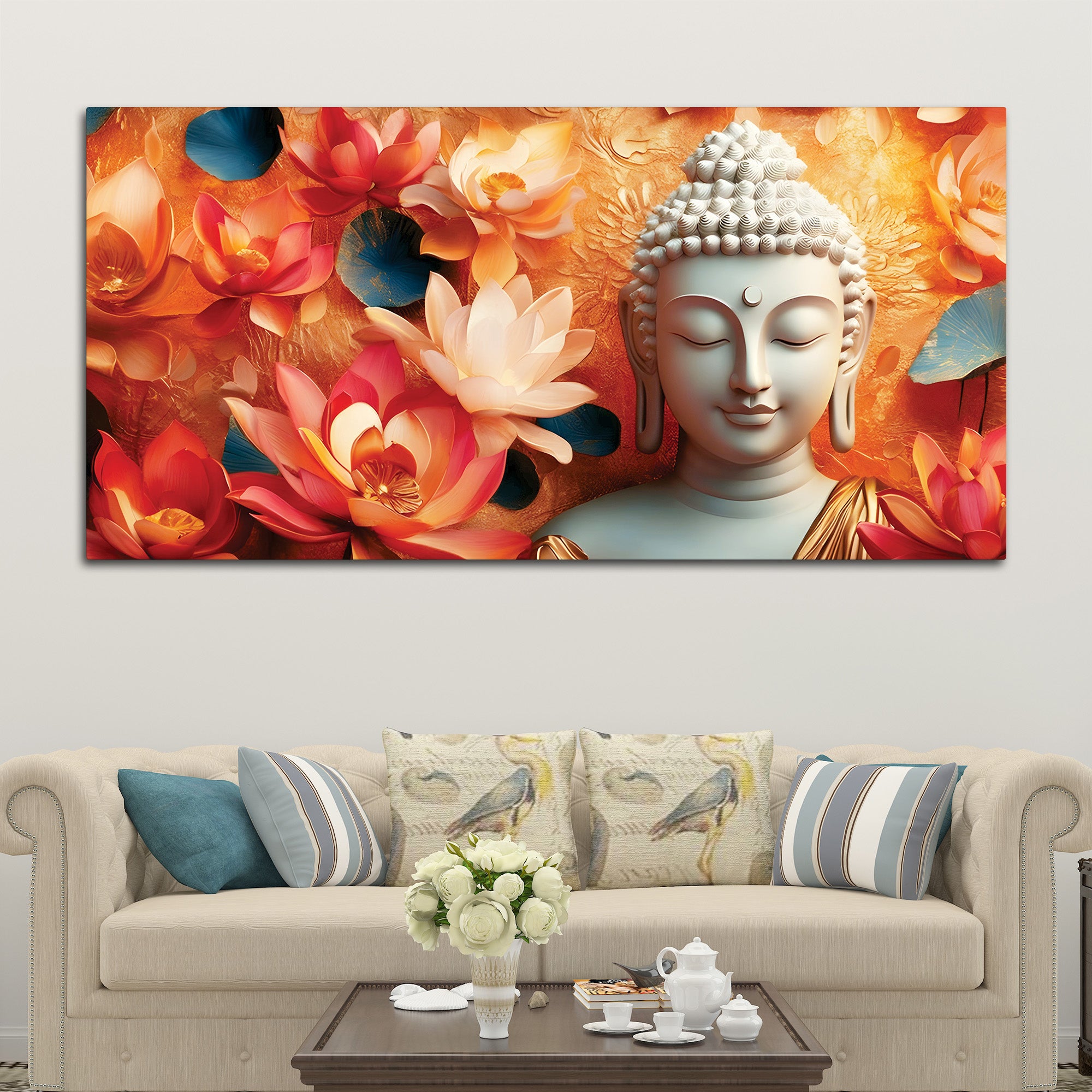 Buddha Inner Peace Painting for Decor