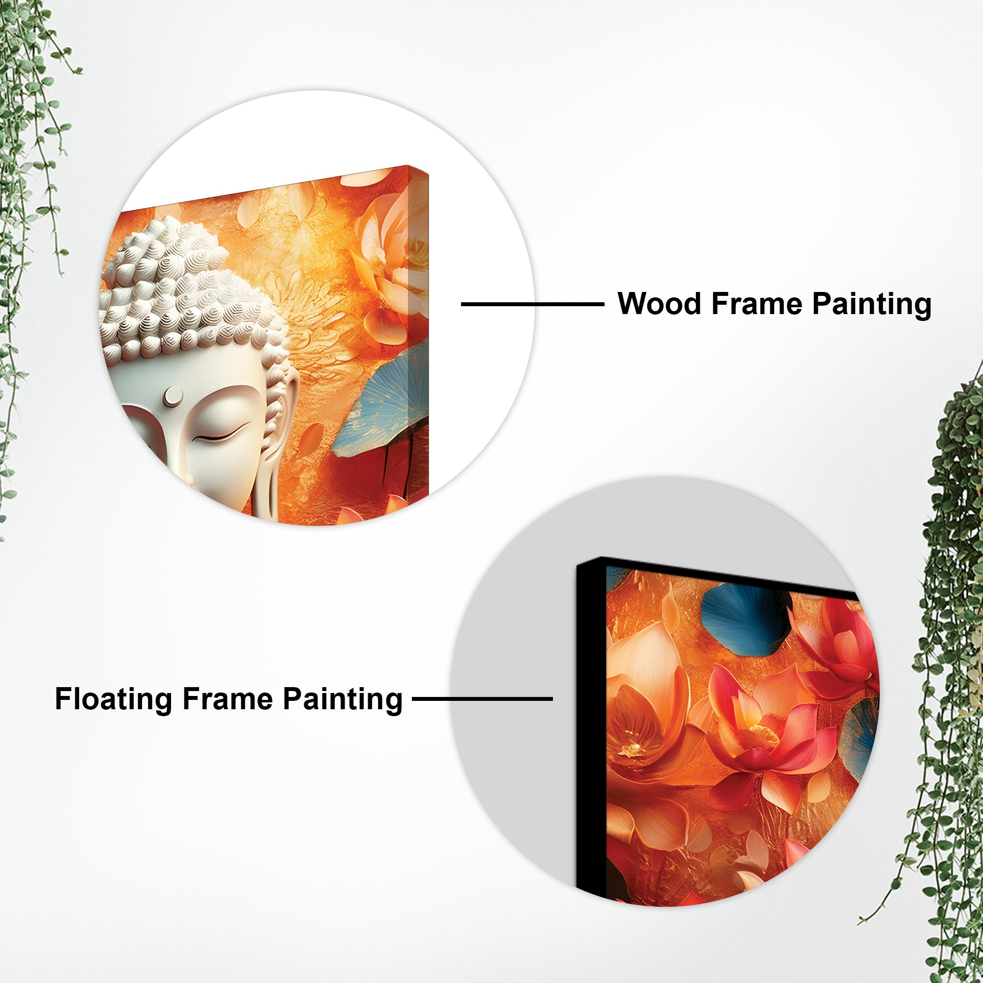 Buddha Inner Peace Painting for Decor