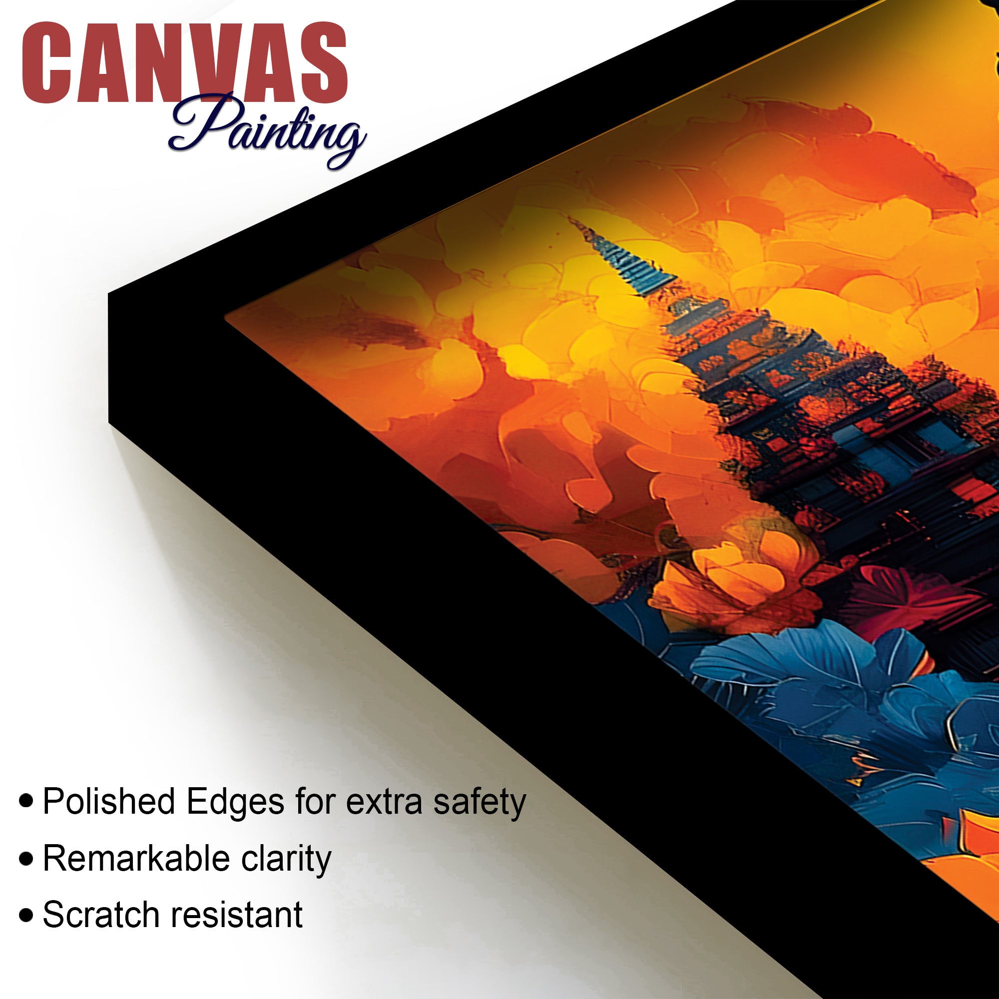 Buddha Lotus Wall Art – Luxury Spiritual Canvas Painting