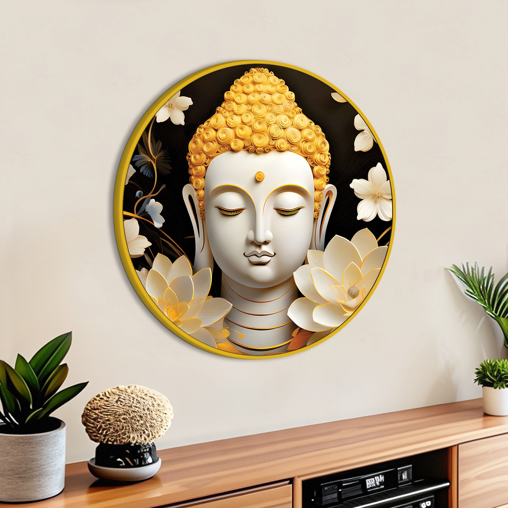 Buddha Luxury Canvas Wall Painting