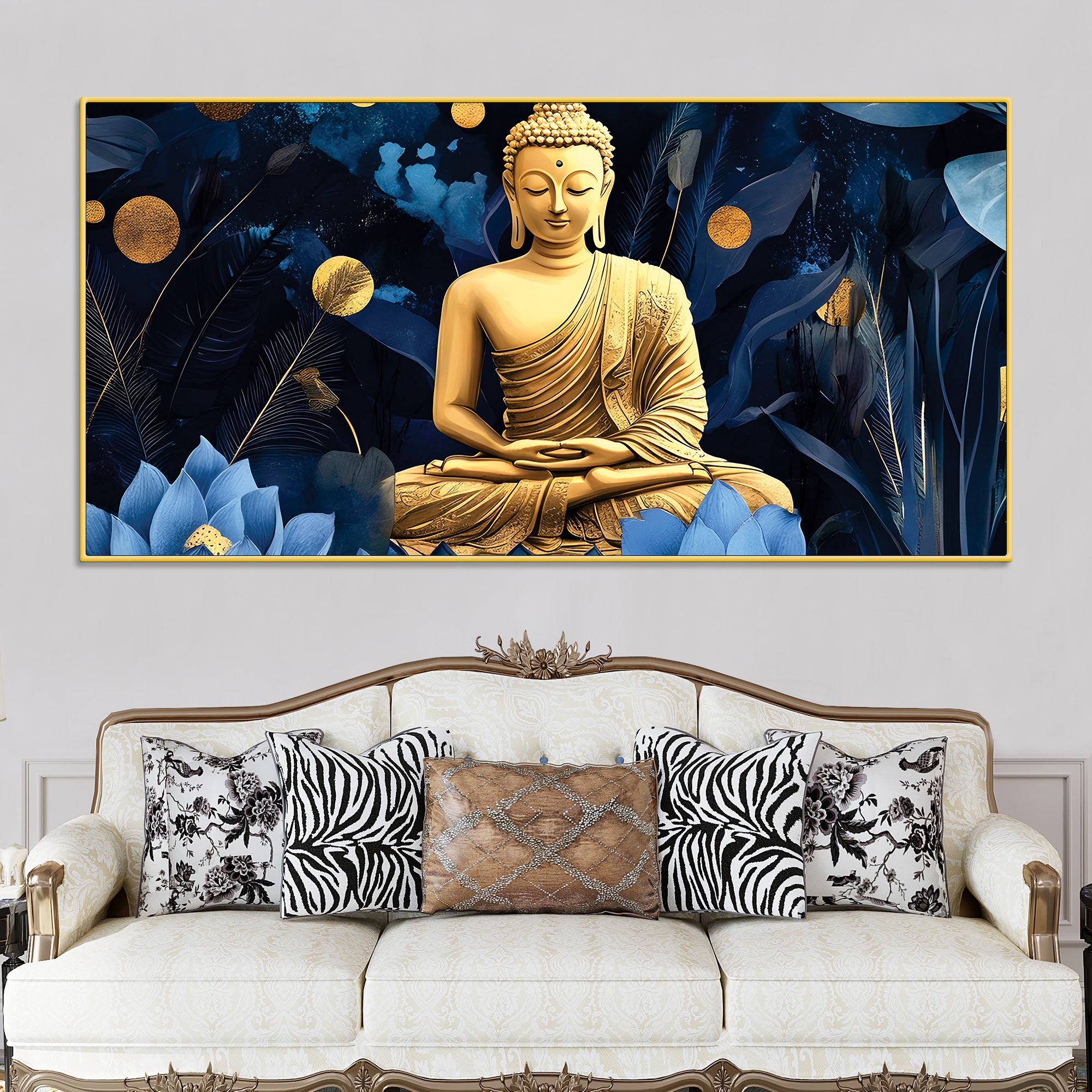 Buddha Meditation Art Painting for Home