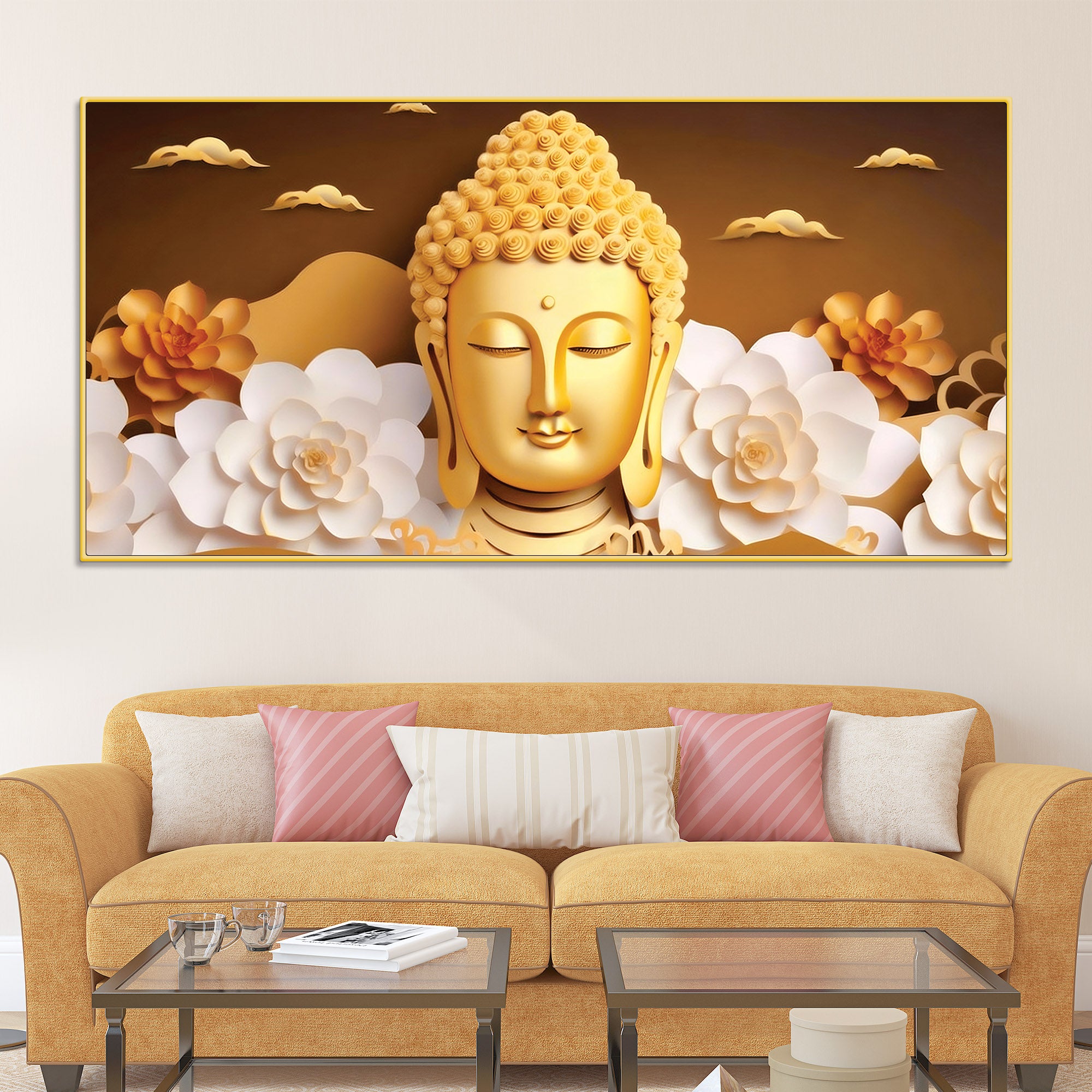 Buddha Mind Peace Painting for Home