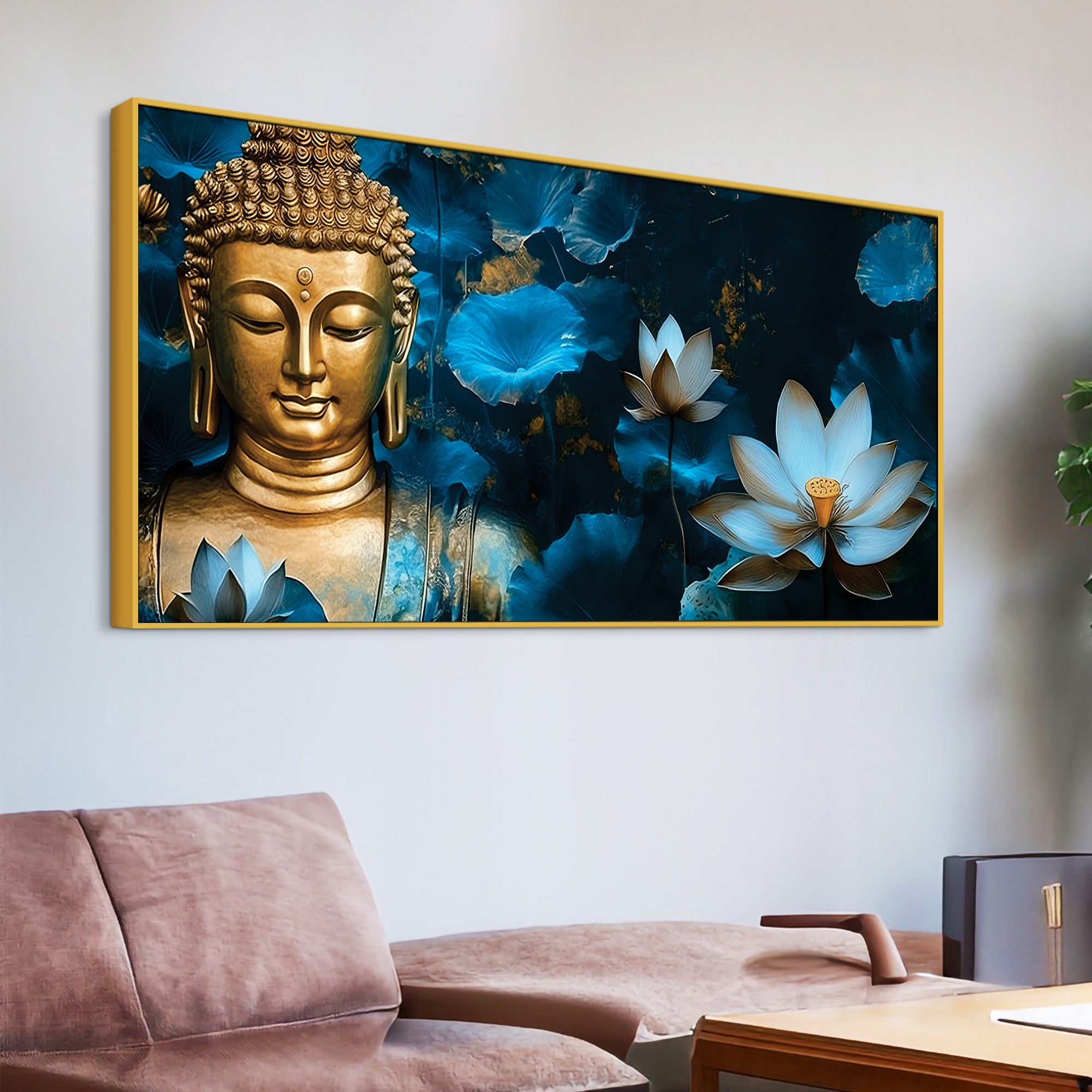 Buddha Mindfulness Painting for Wall Decor