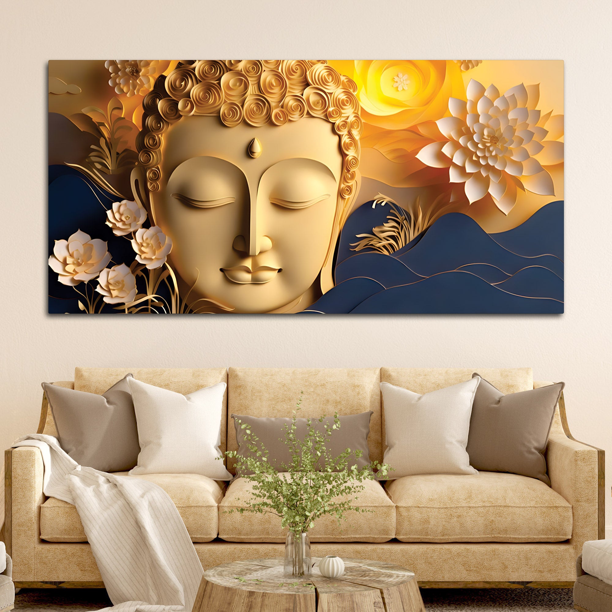 Buddha Modern Spiritual Painting for Wall