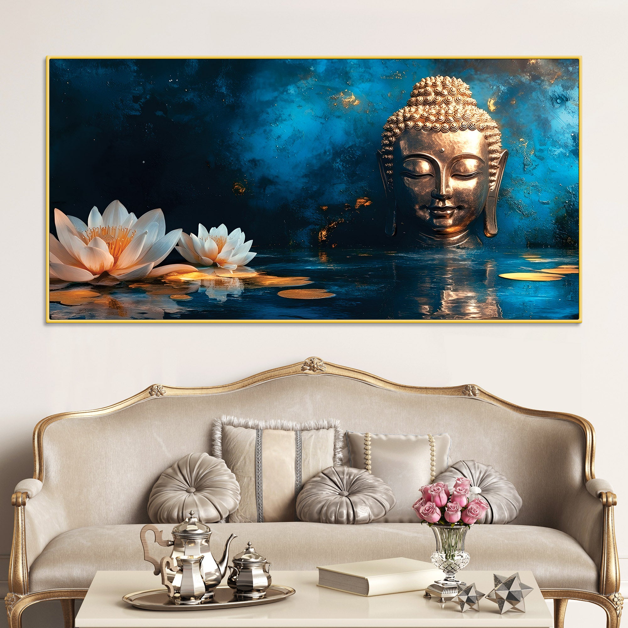 buddha-portrait-painting-for-elegant-wall-decor