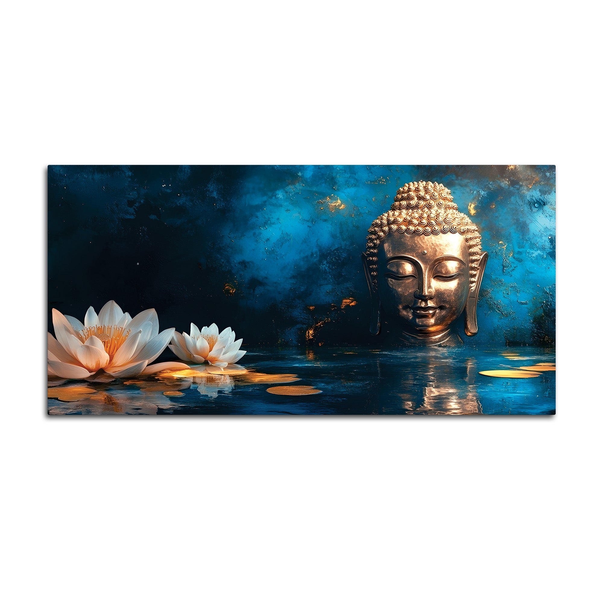Buddha Portrait Painting for Elegant Wall Decor