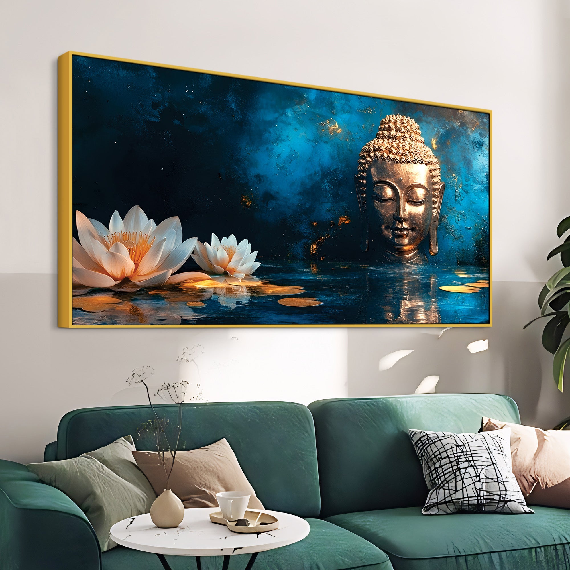 Buddha Portrait Painting for Elegant Wall Decor