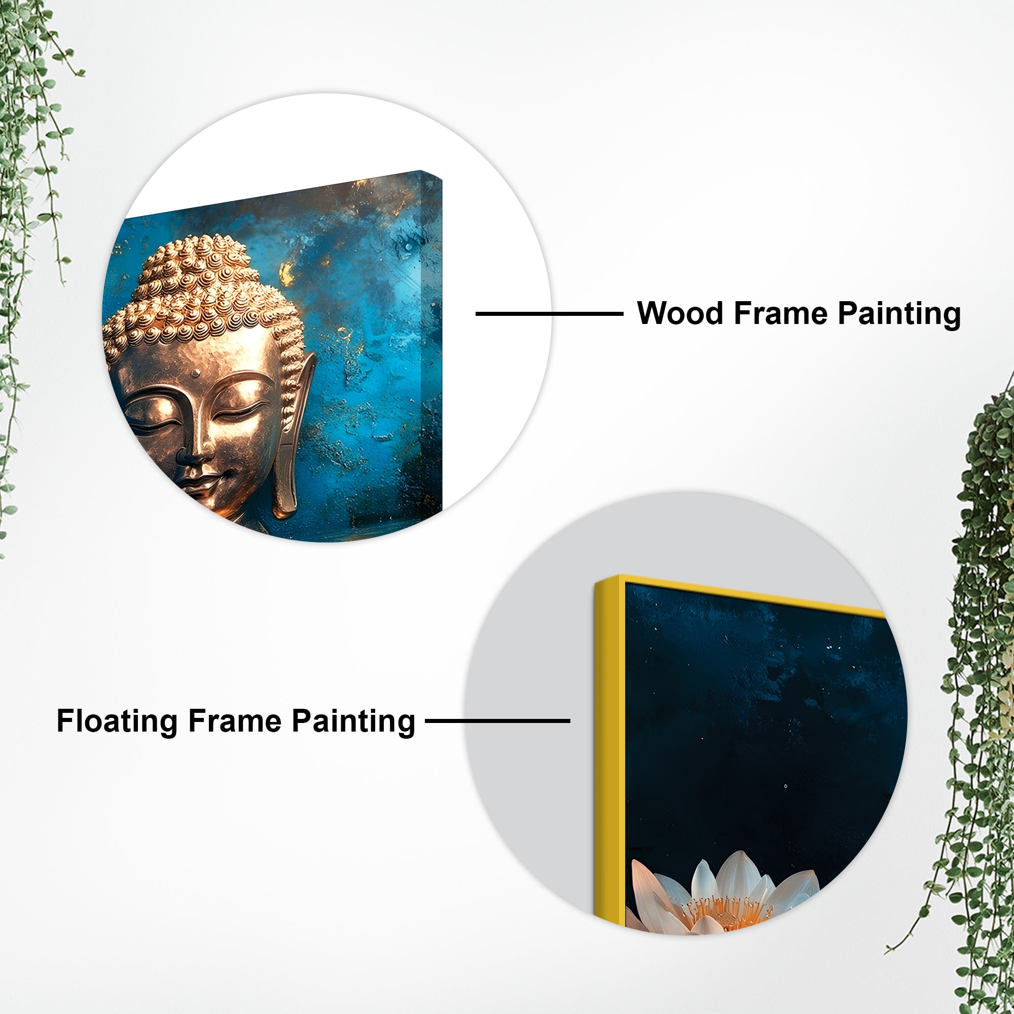 Buddha Portrait Painting for Elegant Wall Decor