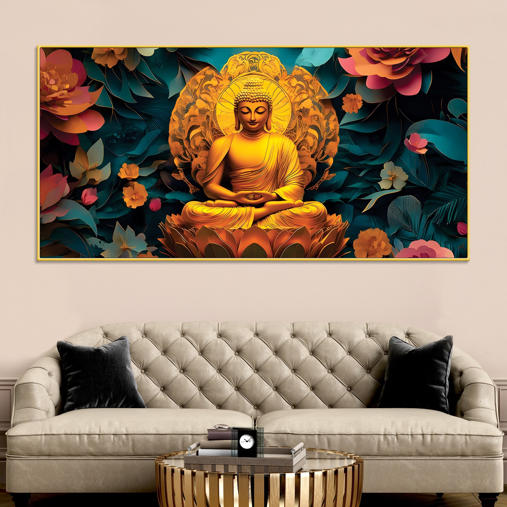 Buddha Sacred Calm Painting for Wall Art