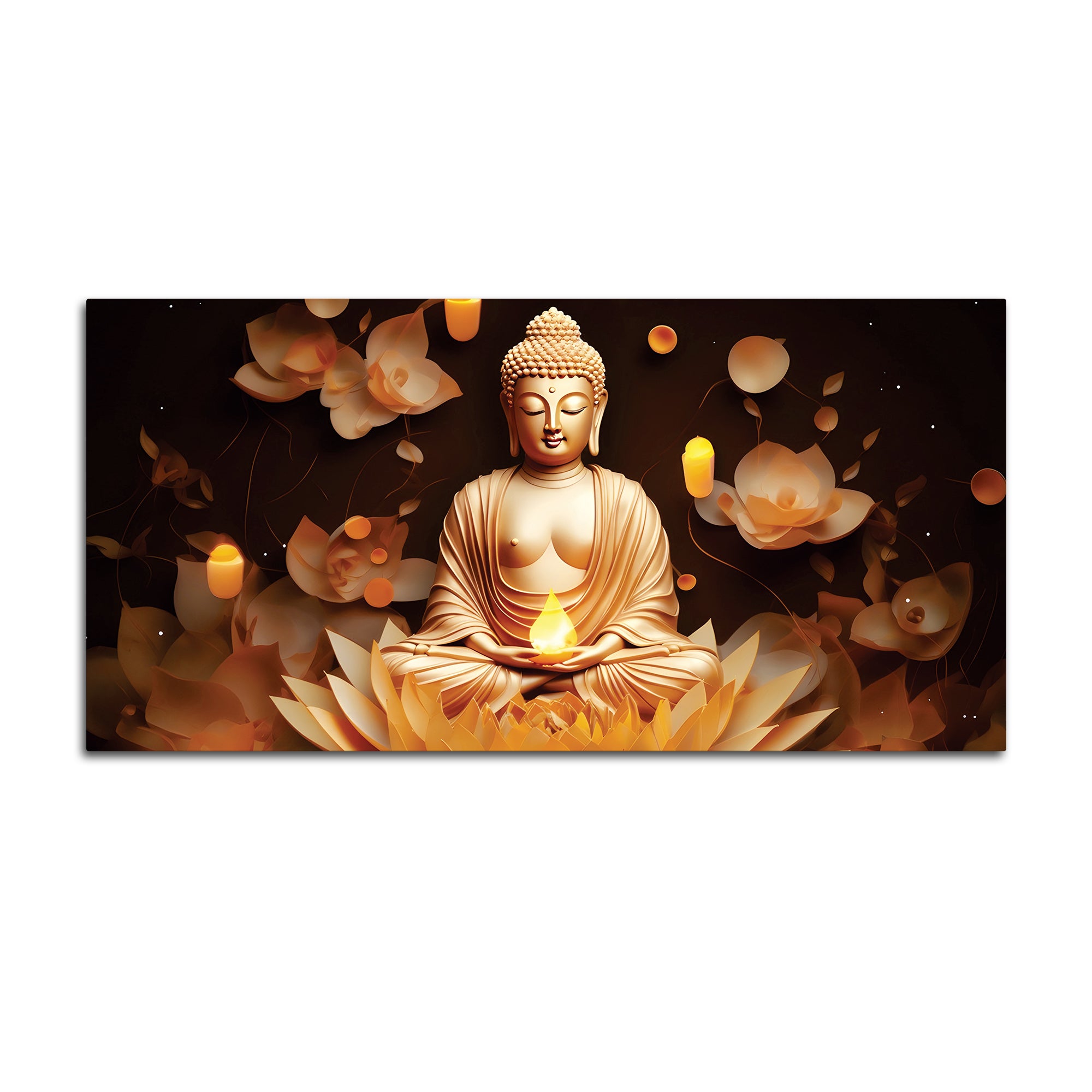 Buddha Serenity Painting for Living Room Decoration