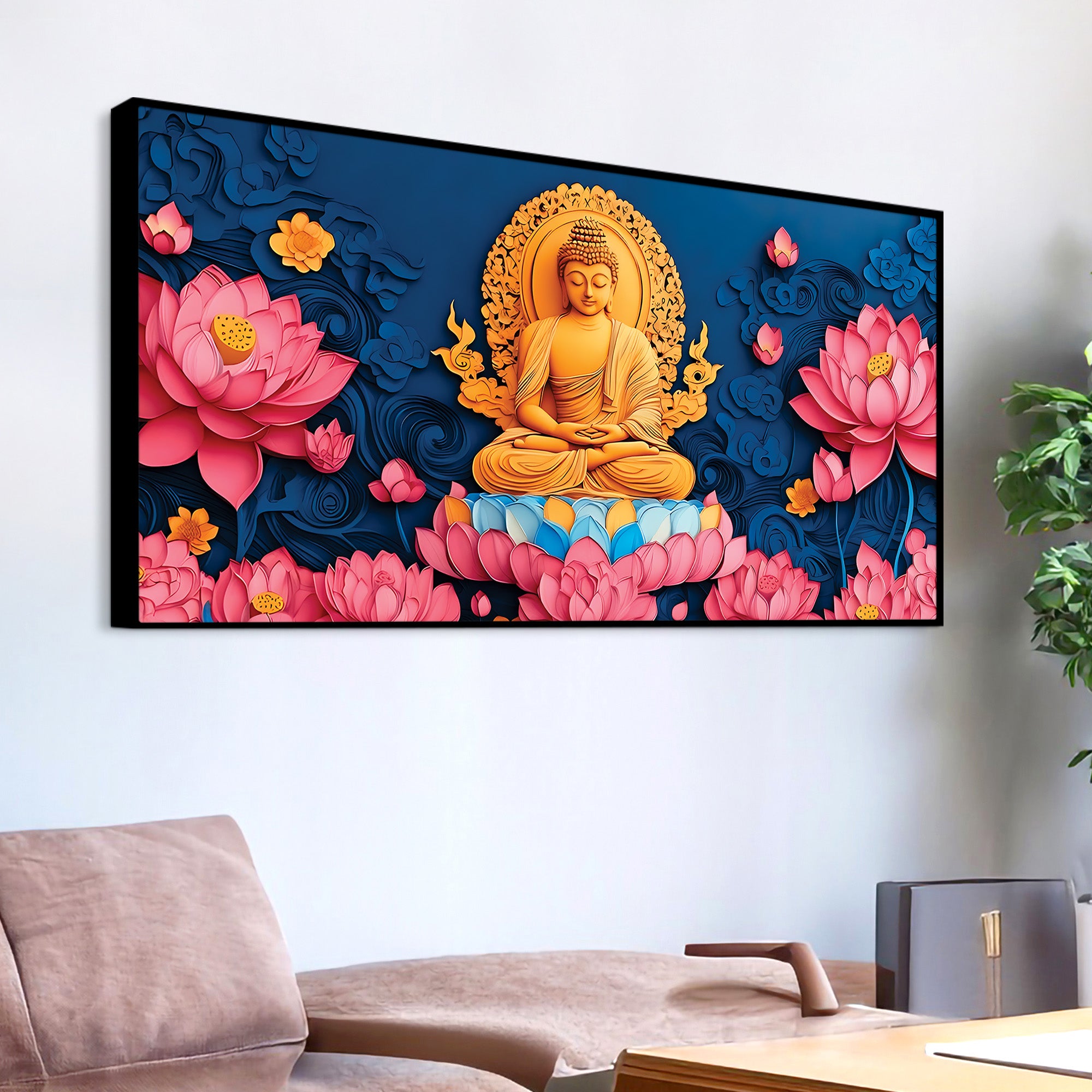 Buddha Serenity Wall Painting for Home