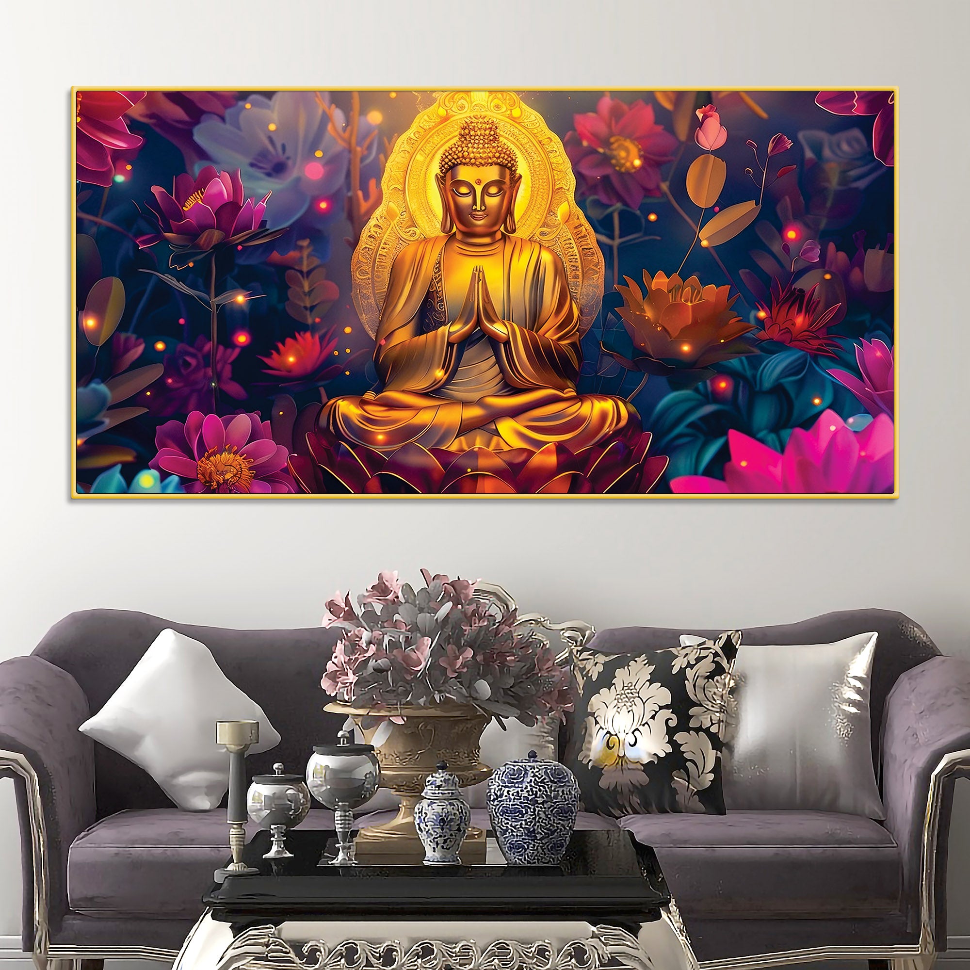 Buddha Soft Light Painting for Home Decor