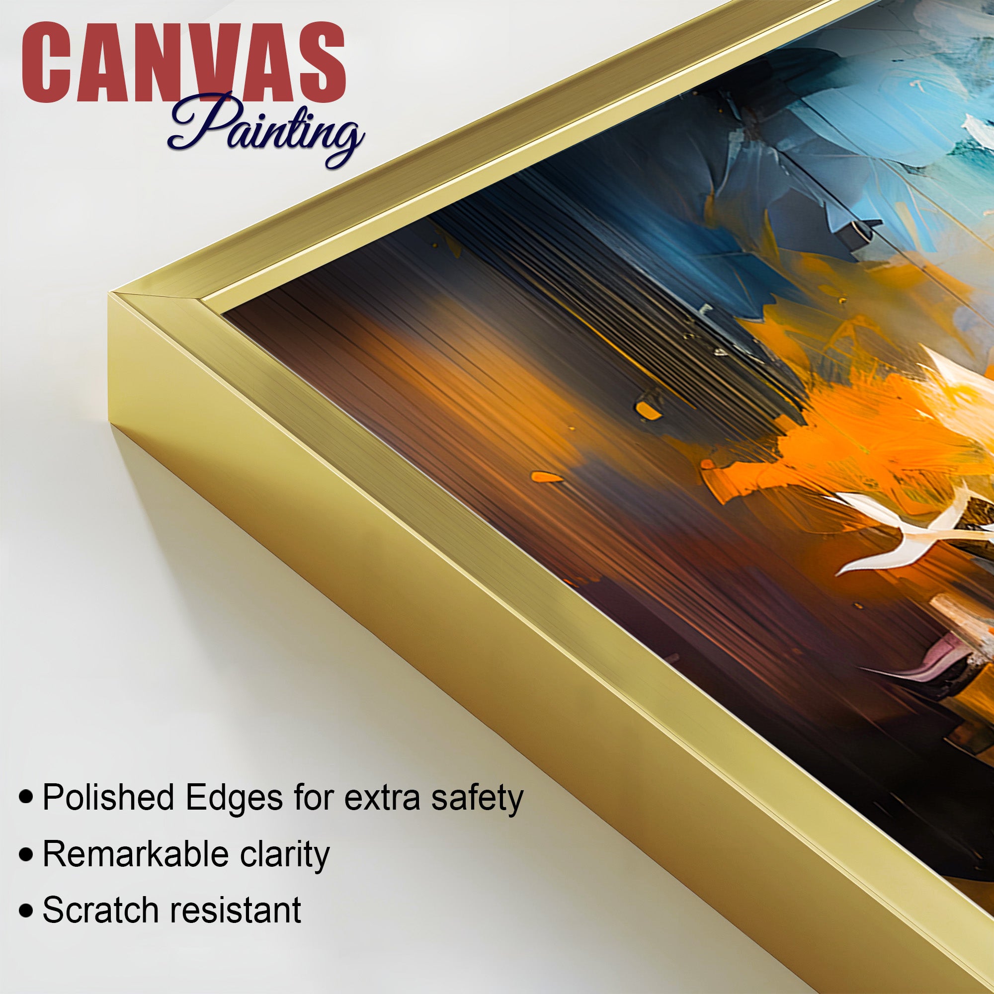 Buddha Spiritual Canvas Wall Painting for Office & Living Room