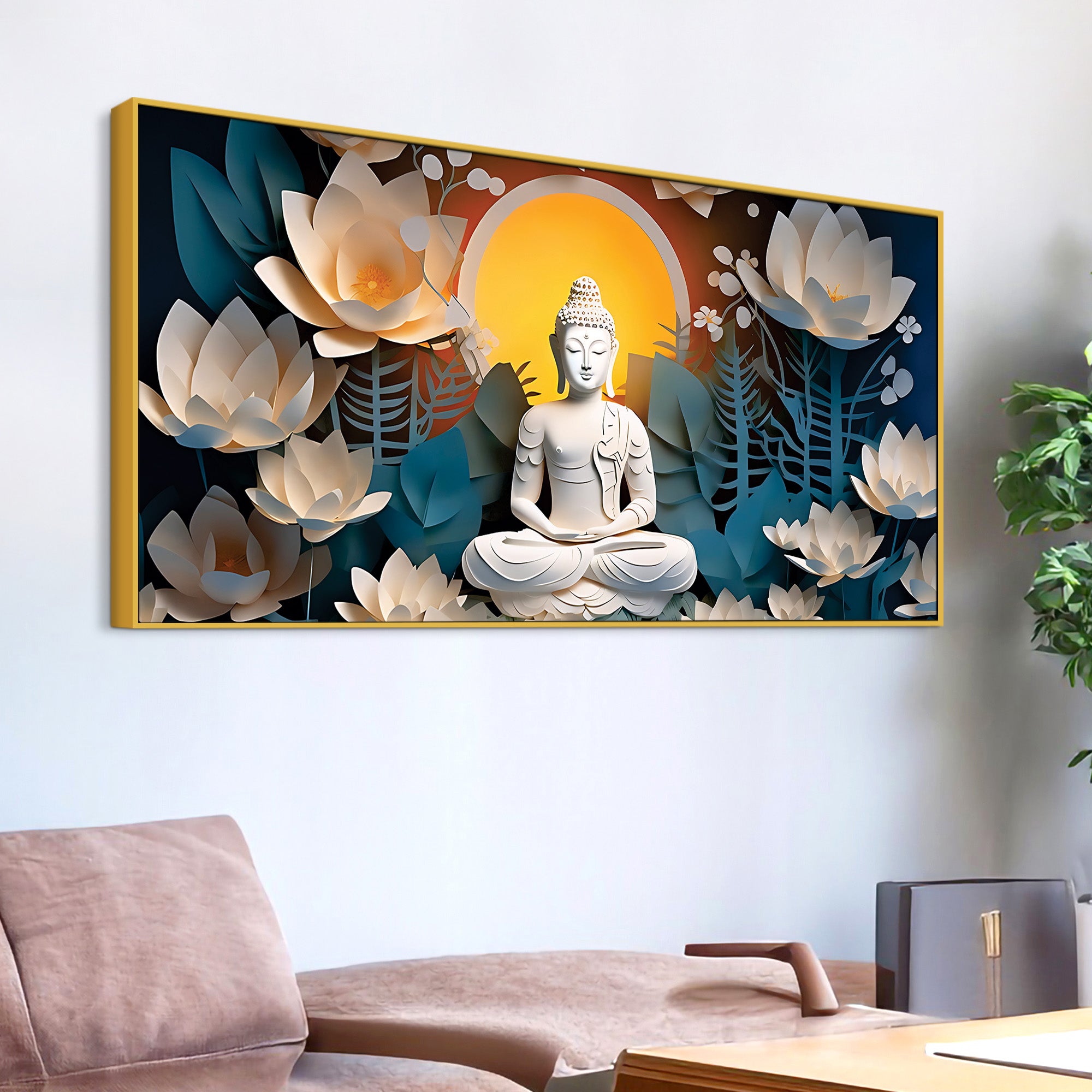 Buddha Spiritual Painting for Home Décor