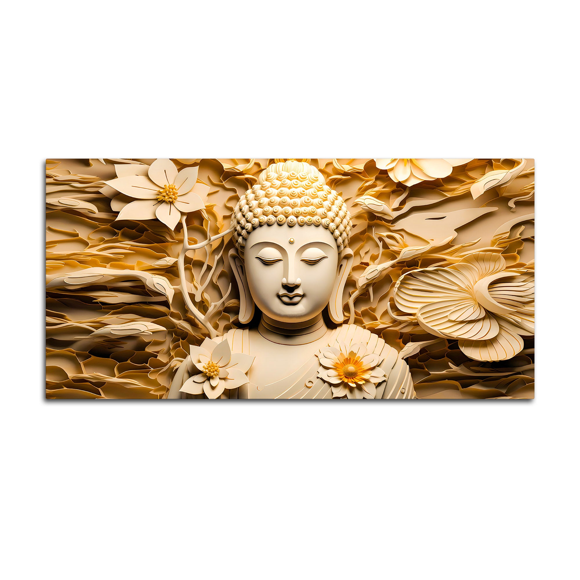 Buddha Spiritual Wall Painting for Home & Office Interior