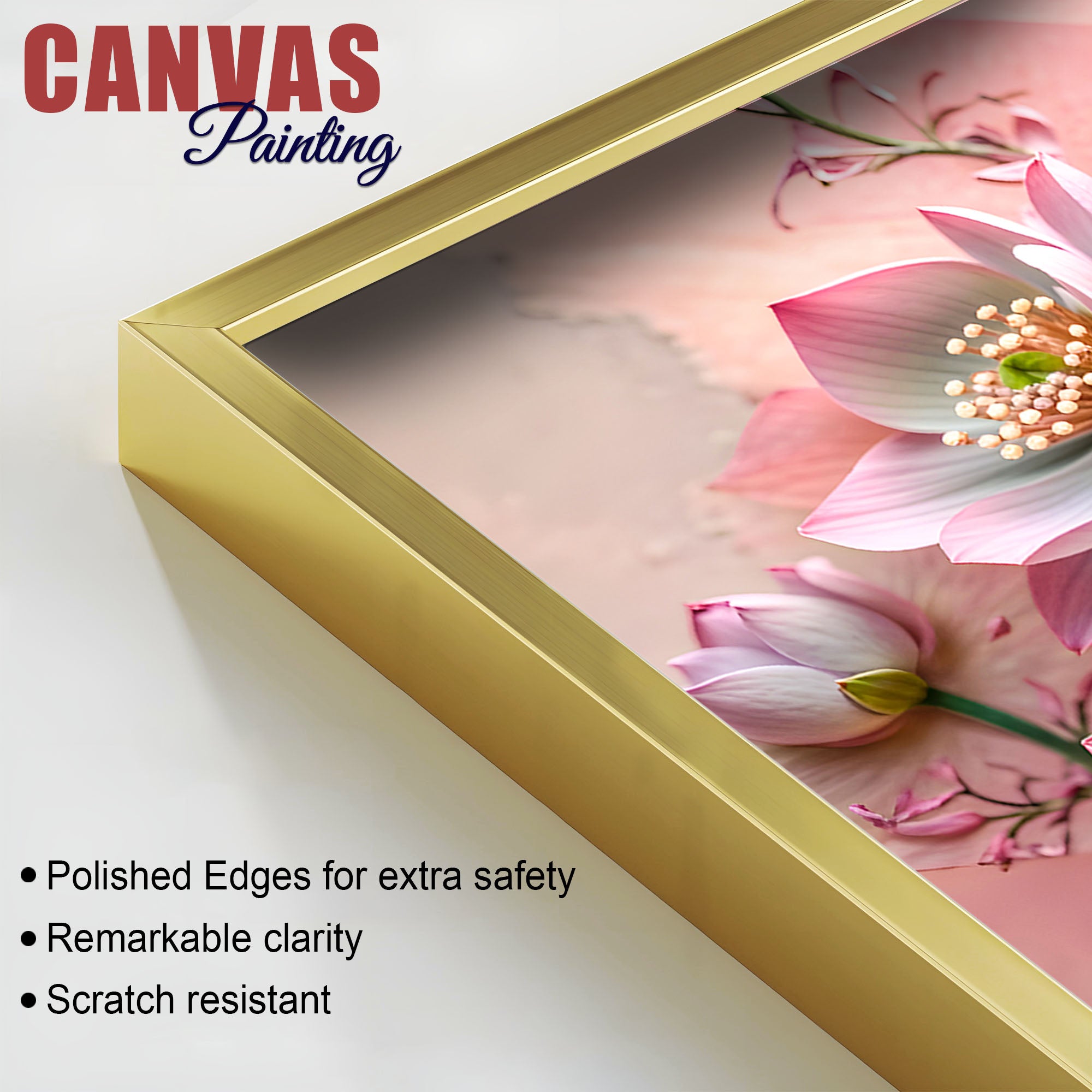 Buddha Spiritual Wall Painting for Office & Living Room Decor