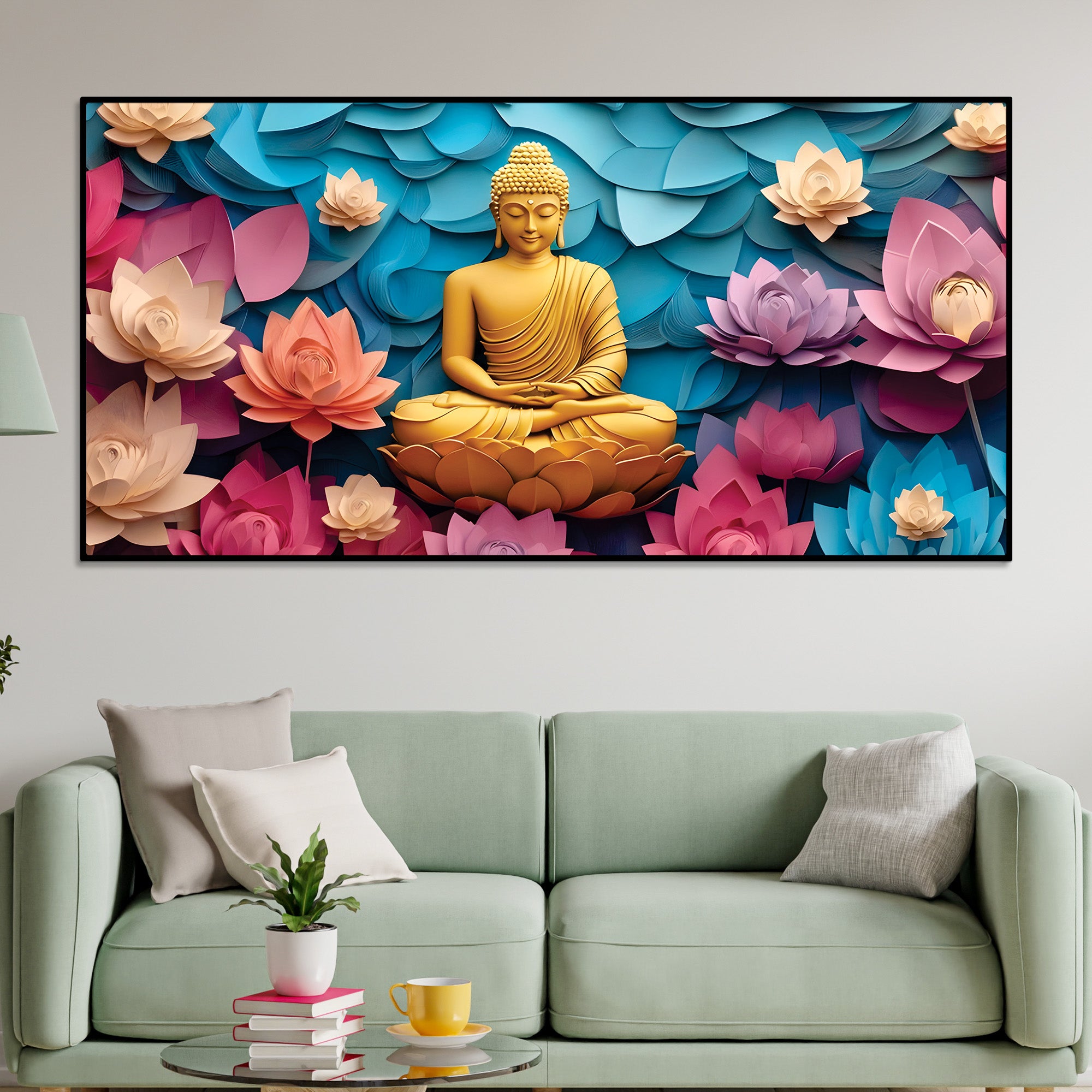 buddha-stillness-painting-for-wall-display