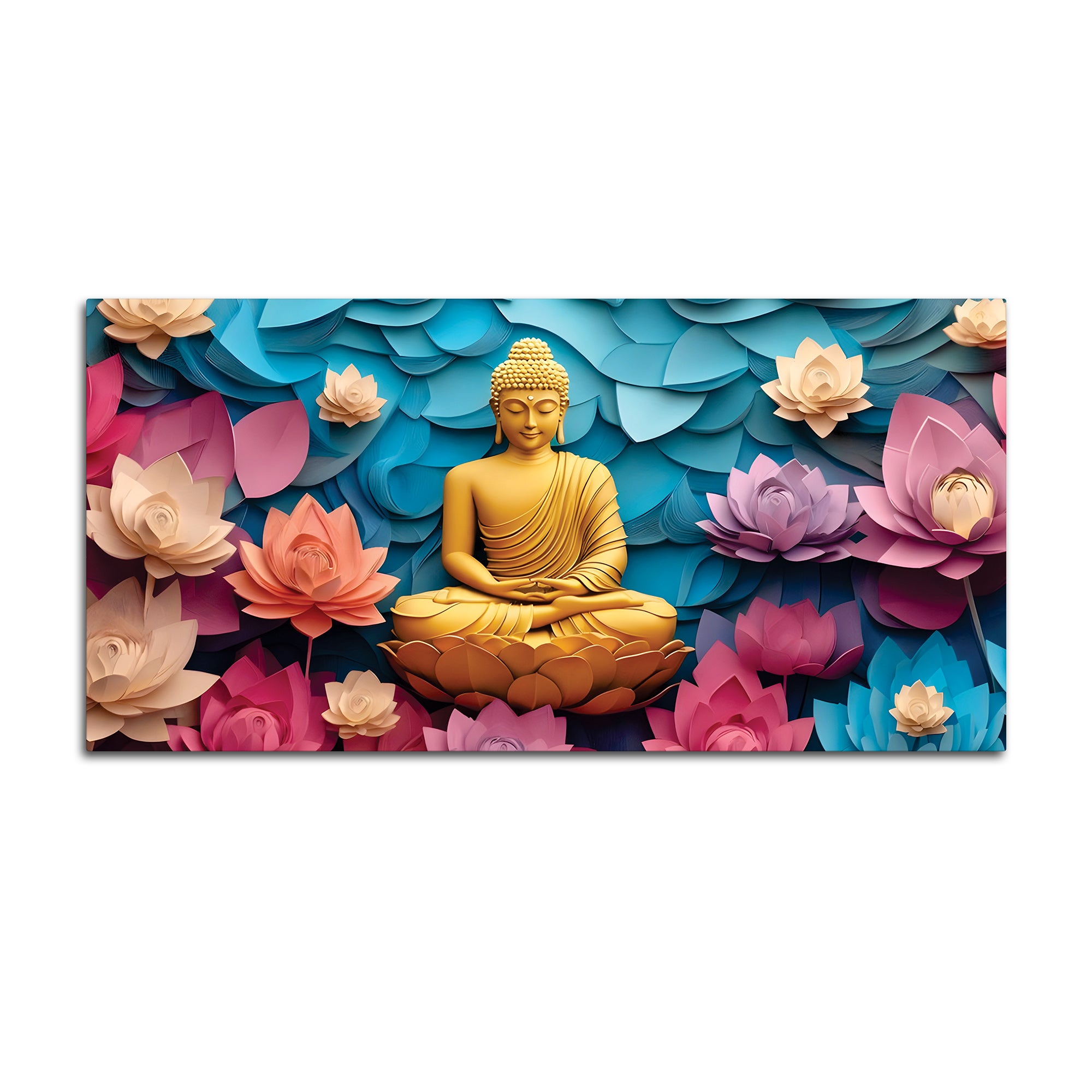 Buddha Stillness Painting for Wall Display