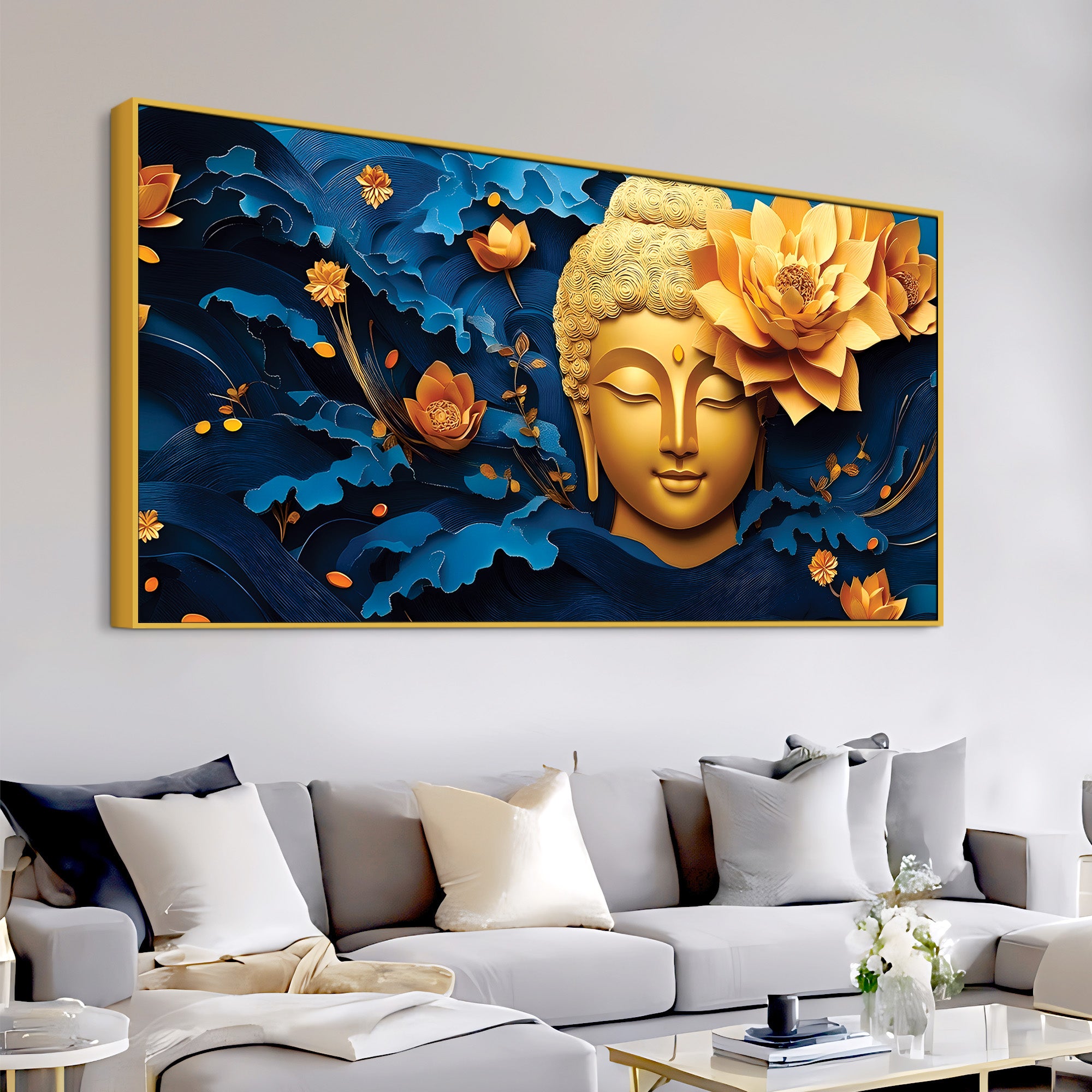 Buddha Theme Painting for Modern Home