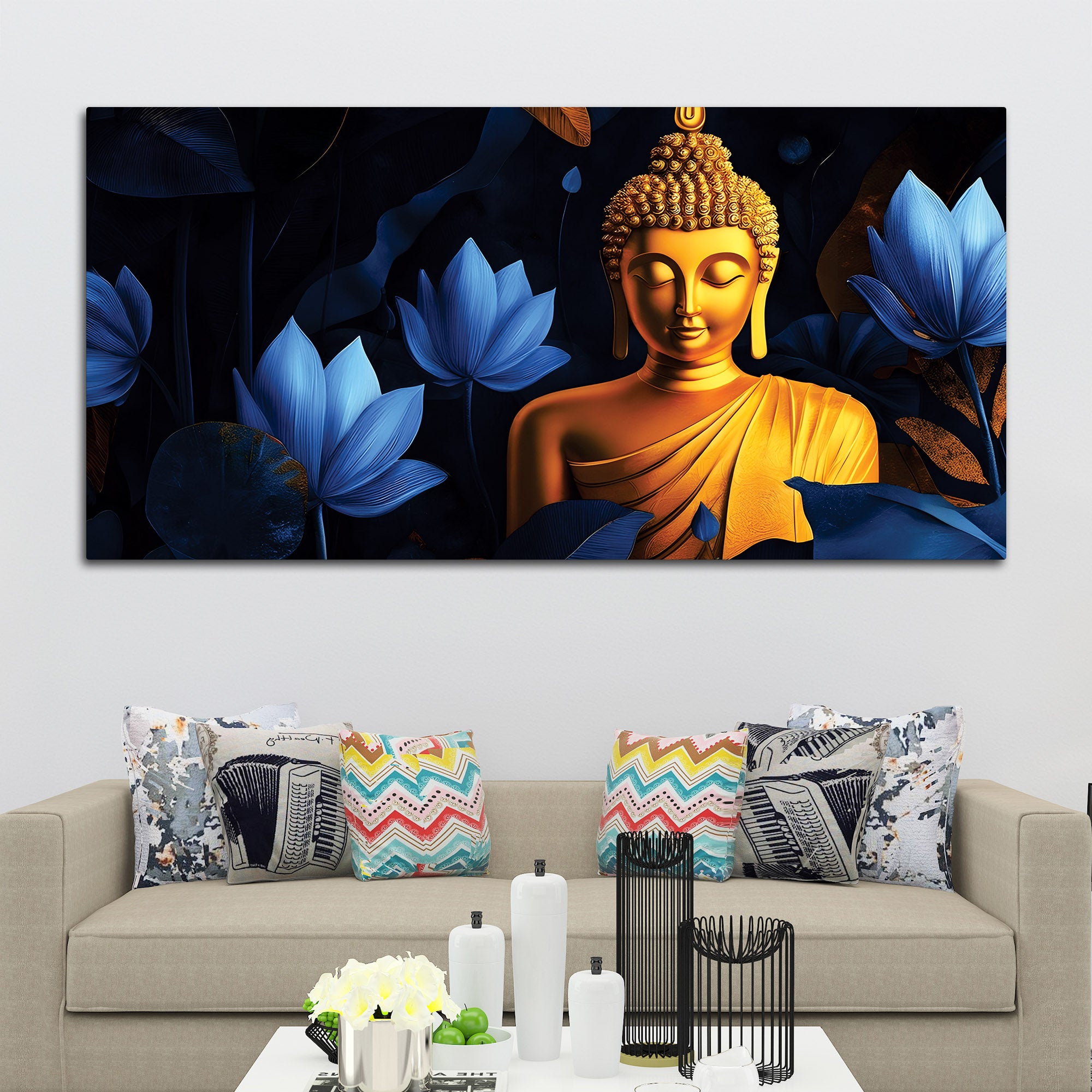 Buddha Tranquility Painting for Home Decor