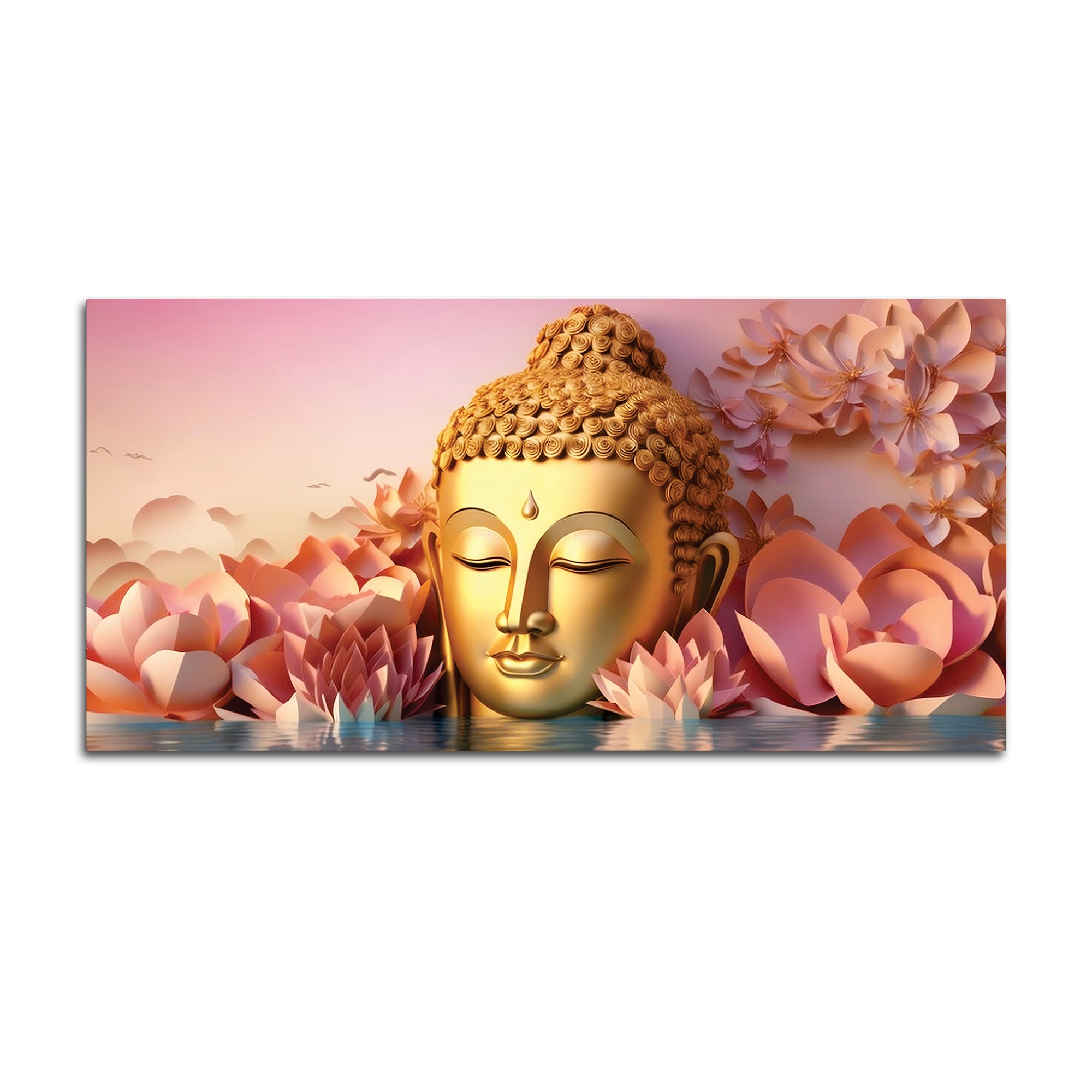 Buddha Wall Painting Decor for Artistic Home Styling