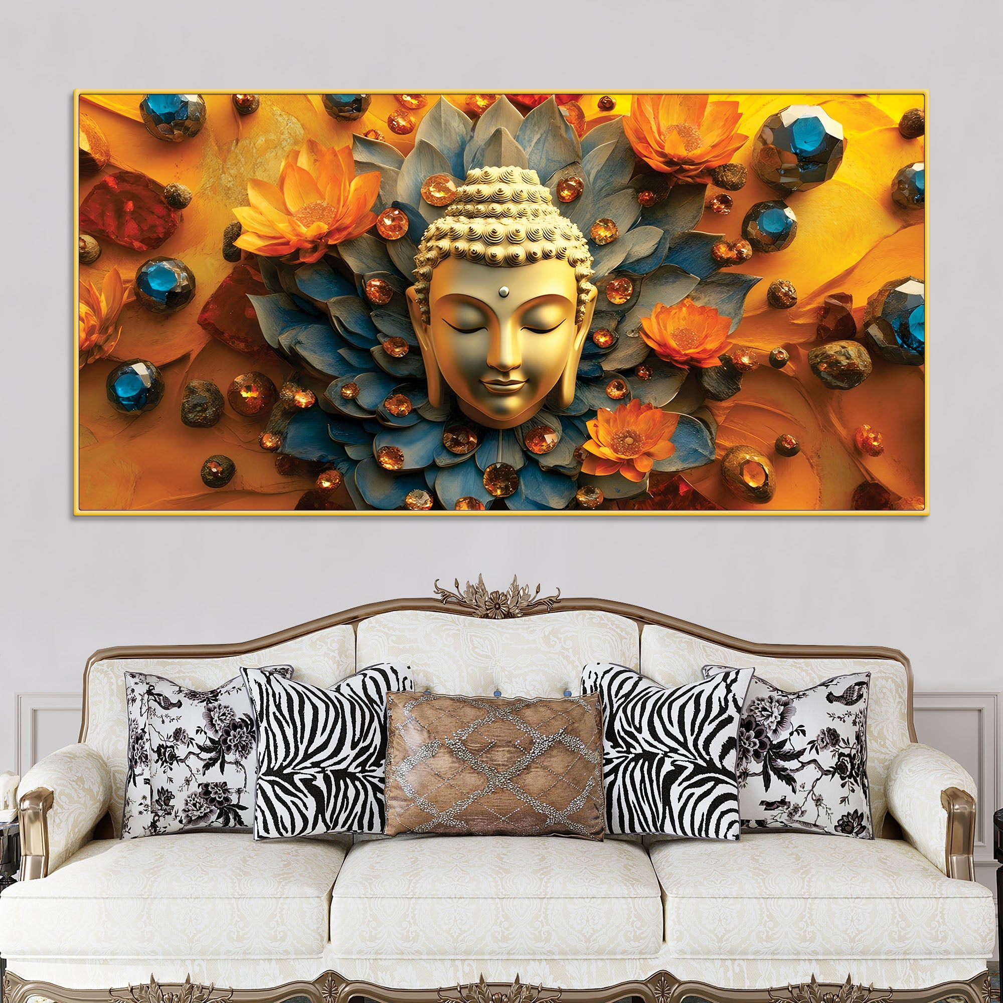 buddha-wall-painting-decor-for-elegant-interiors
