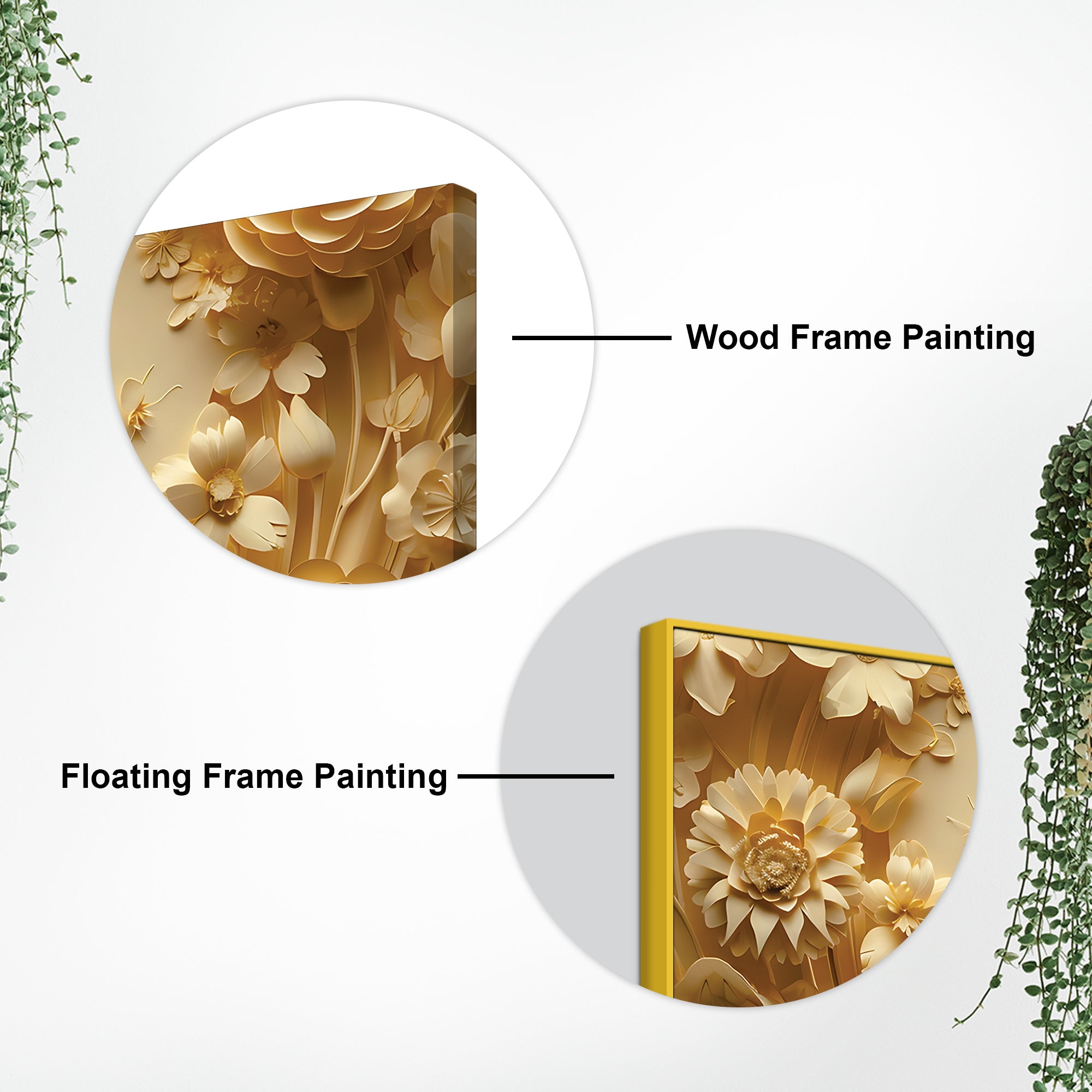 Buddha Wall Painting Decor for Positive Home Energy