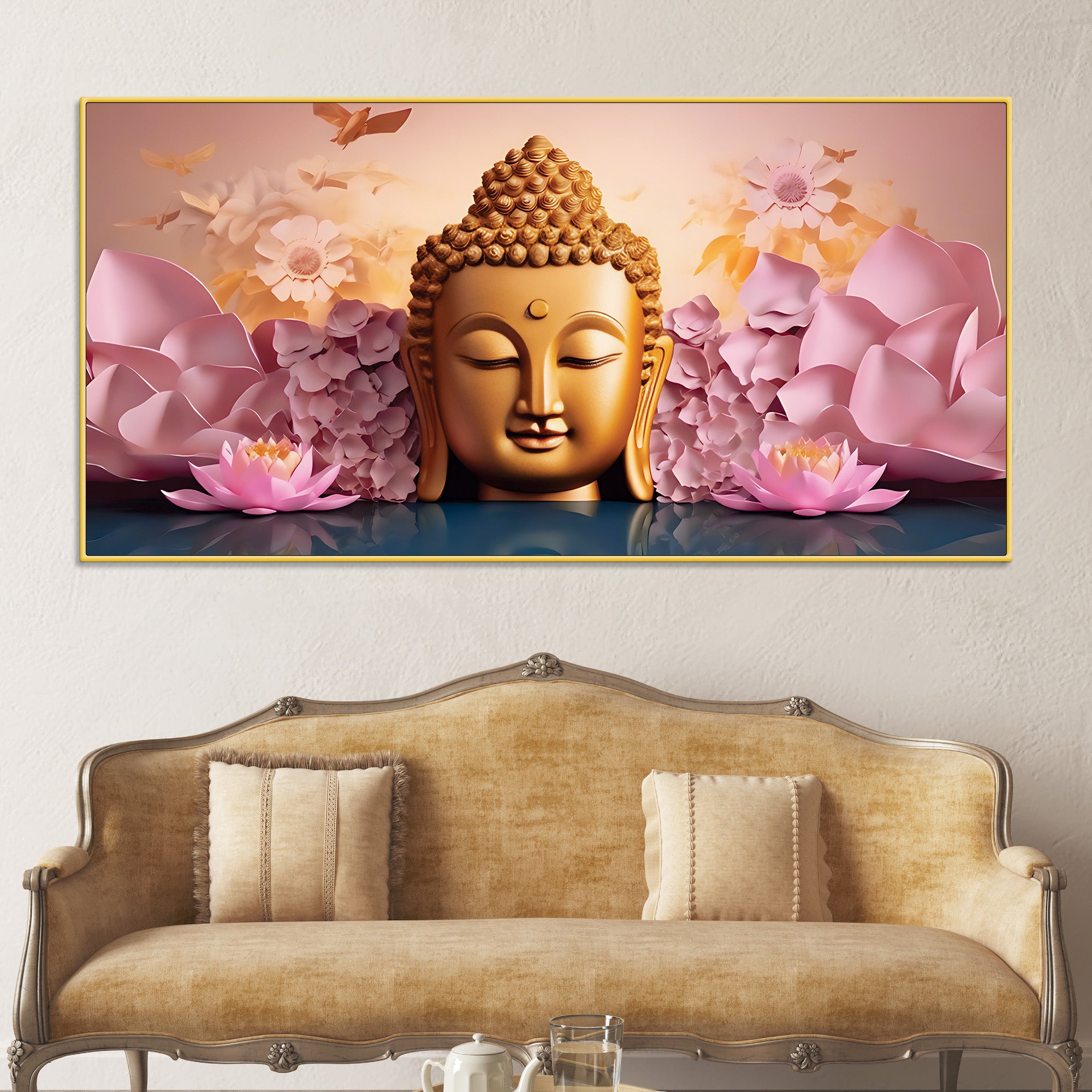 buddha-wall-painting-for-home-decor-peaceful-interiors