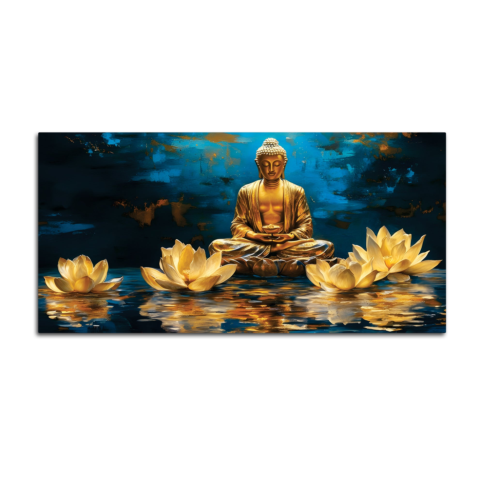 Buddha Wall Painting for Peaceful Home Decor