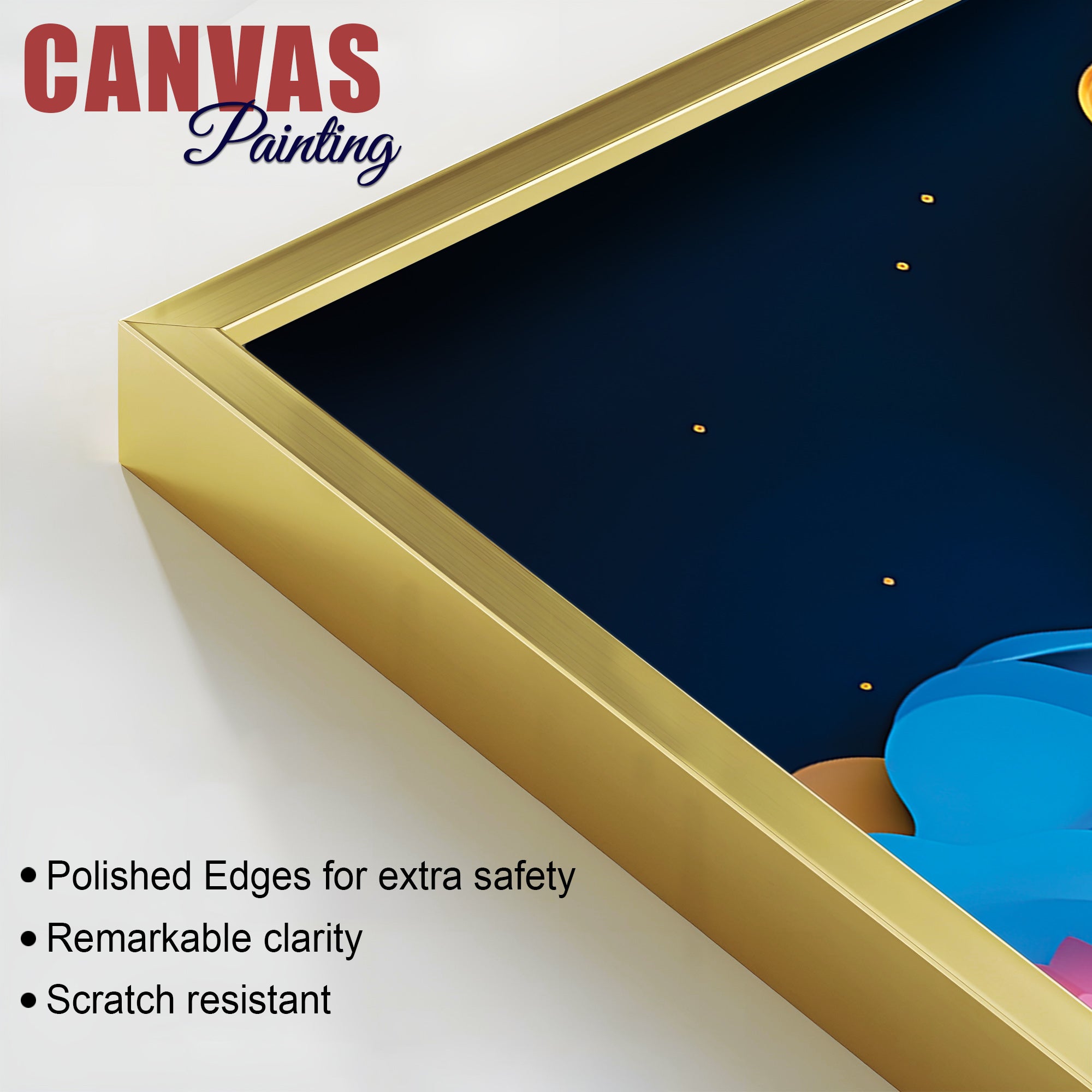 Buddha Wall Painting for Positive Energy Home Decor