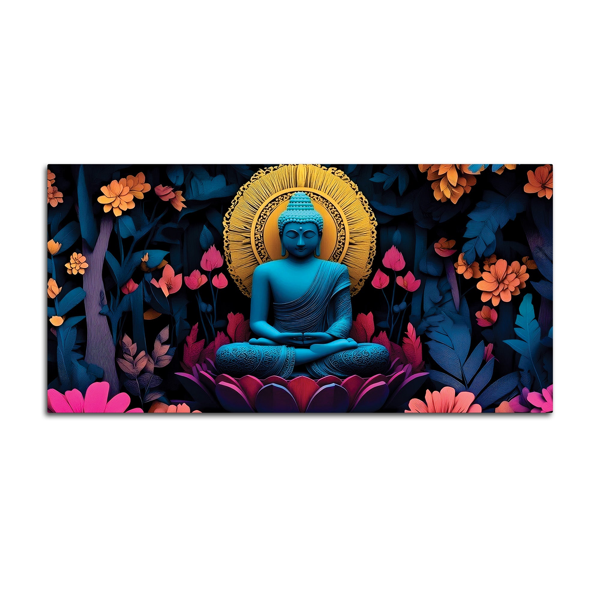 Buddha Yoga Painting for Meditation Spaces
