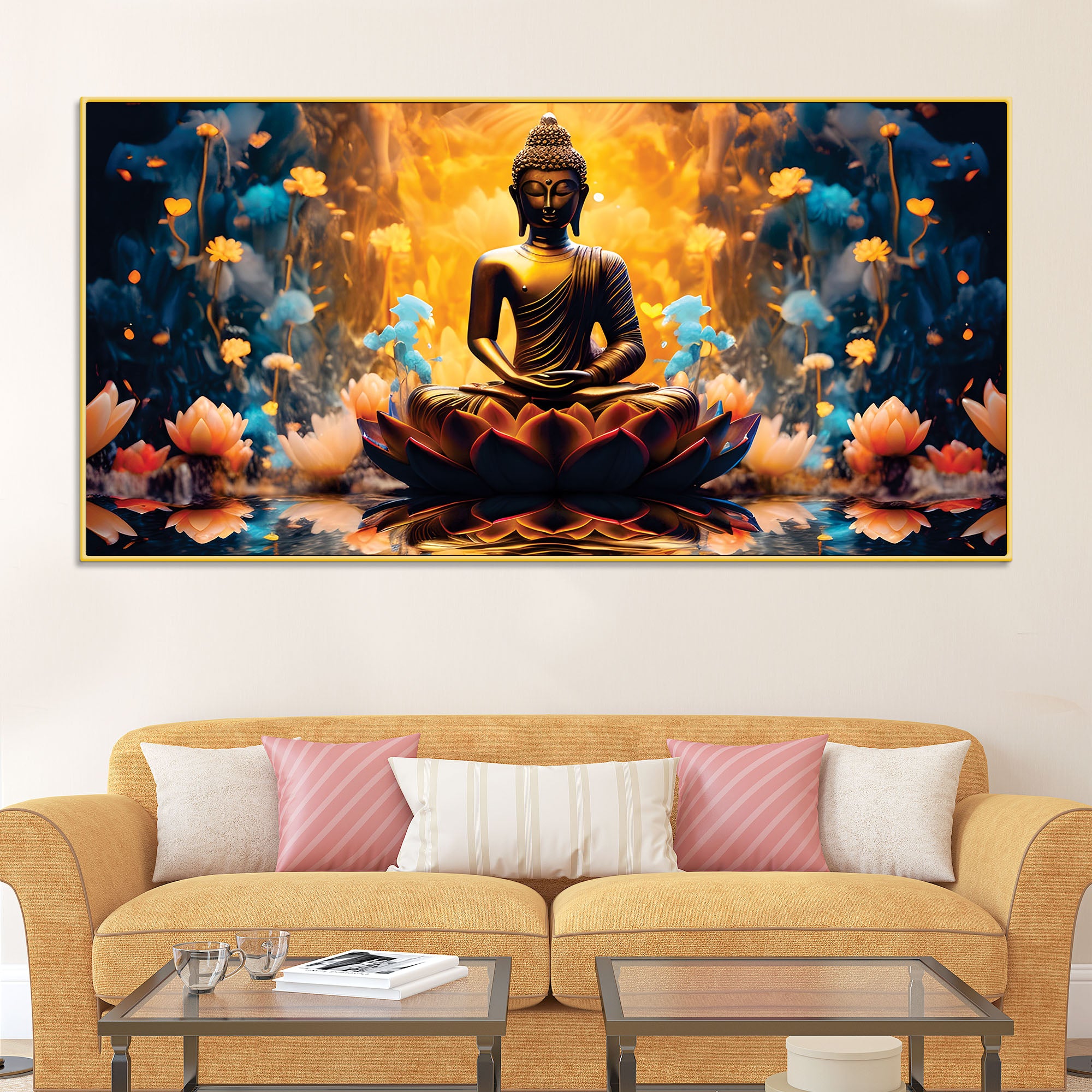 Buddha Zen Calm Painting for Home Walls
