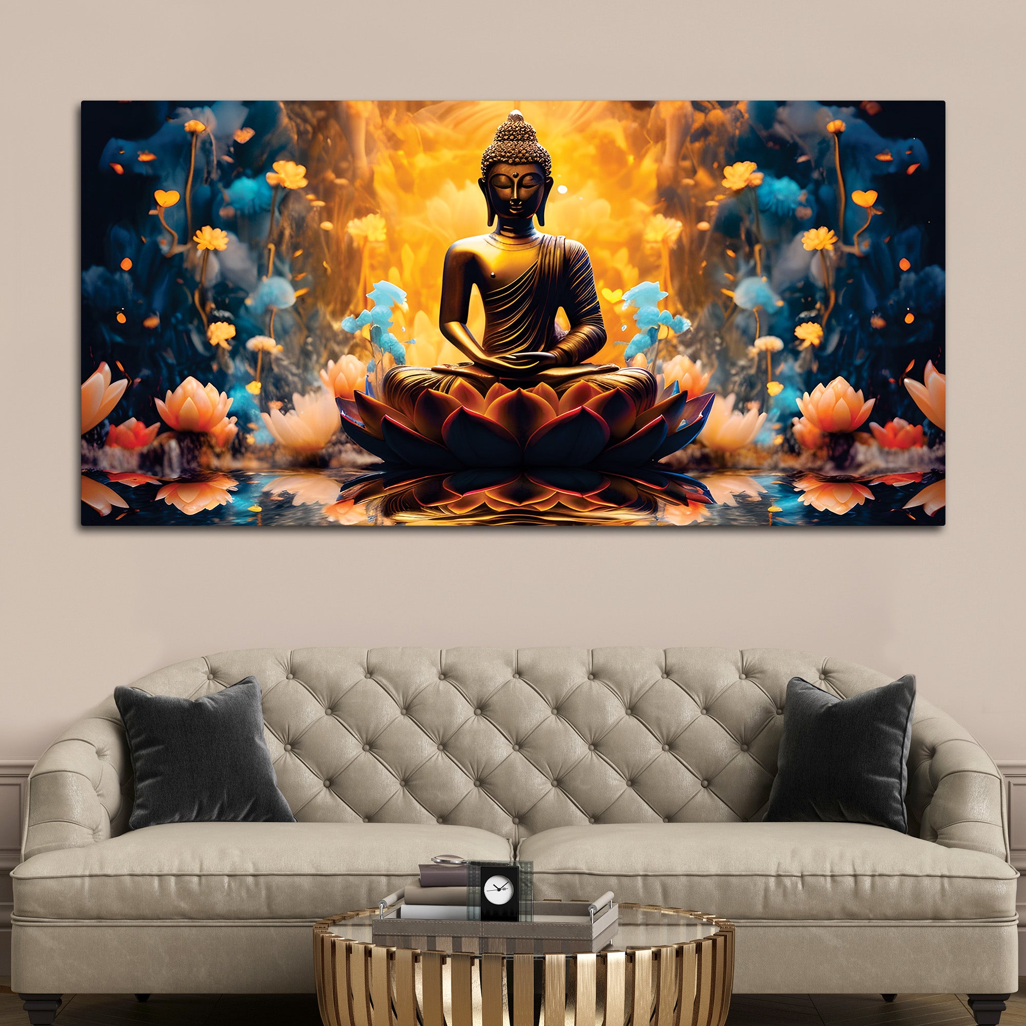 Buddha Zen Calm Painting for Home Walls