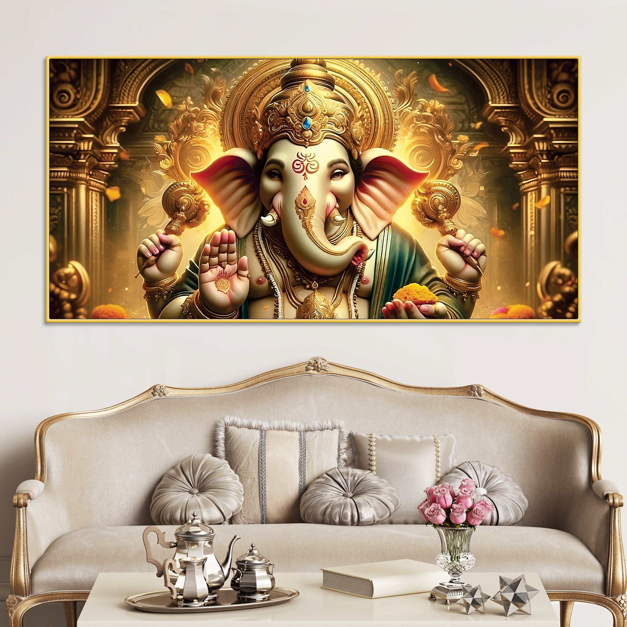 charming-lord-shri-ganeshji-spiritual-canvas-wall-painting-for-home
