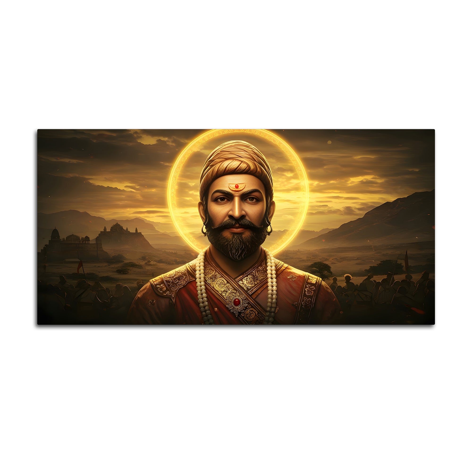 Chhatrapati Shivaji Maharaj Luxury Wall Painting