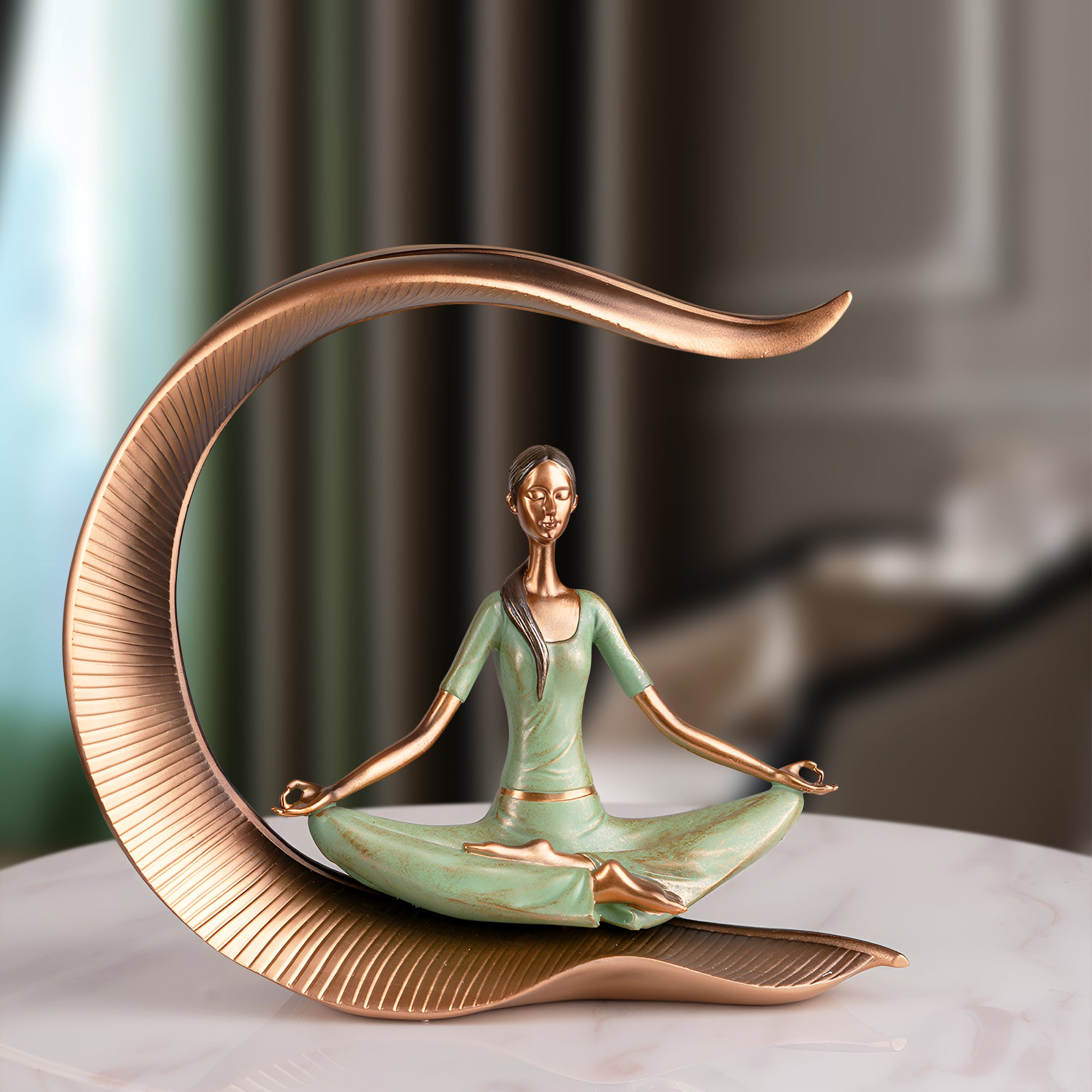 Chiang Mai Yogi Table Decoration Showpiece