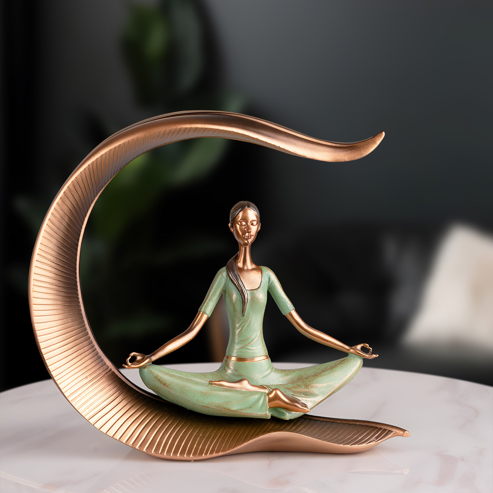 Chiang Mai Yogi Table Decoration Showpiece